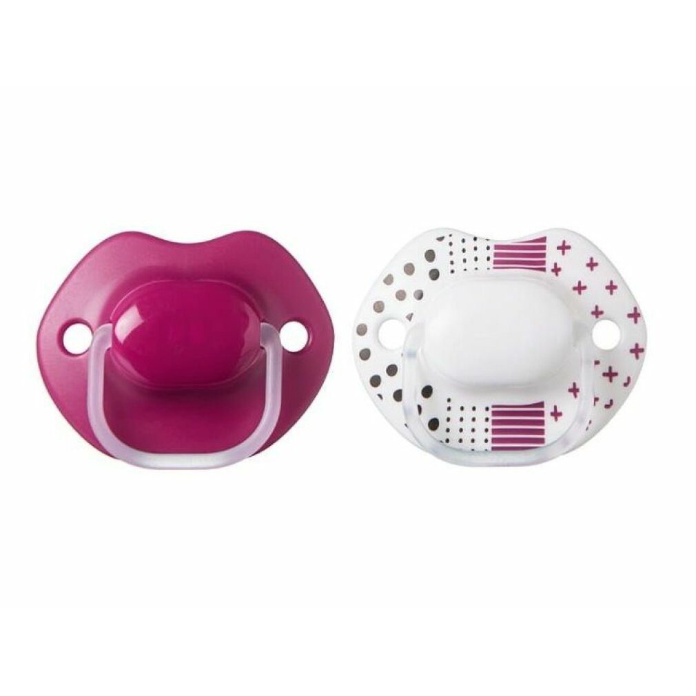 Tommee Tippee Schnuller 334190 SCHNULLER 6-18 MÄDCHEN 2TLG. URBAN