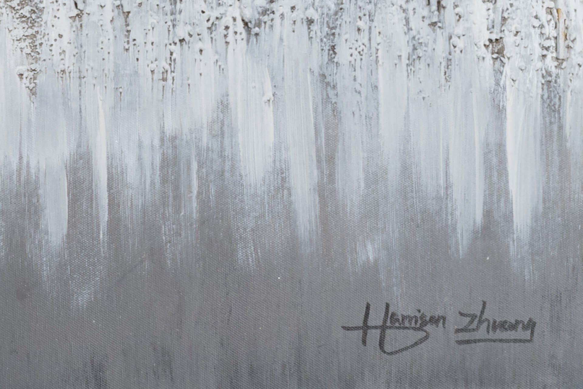 Horizon HANDGEMALT Wohnzimmer Gemälde 100% Fading cm, KUNSTLOFT Leinwandbild 150x50 Wandbild