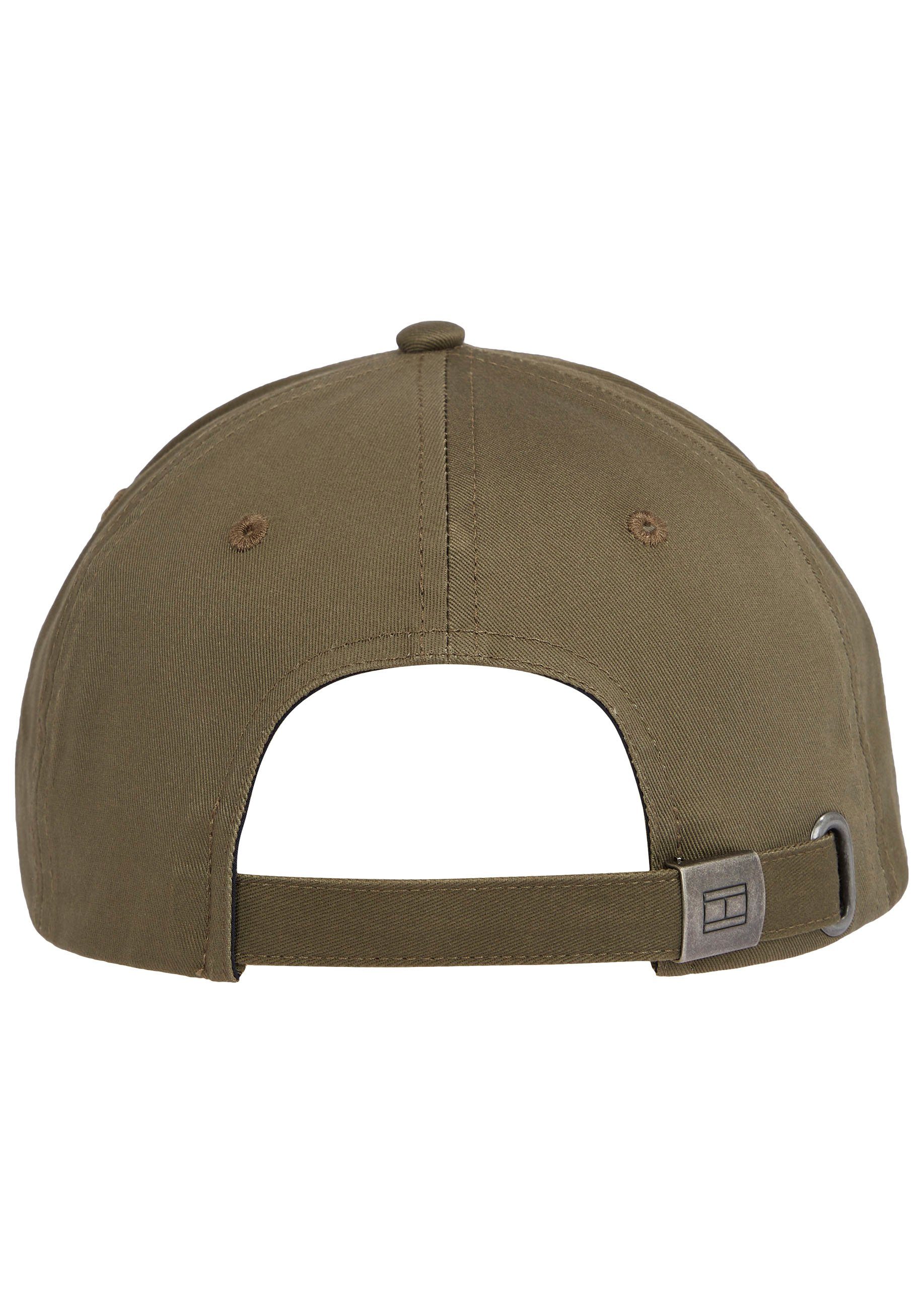 Tommy Hilfiger Baseball Tommy mit CAP Cap auf Flag-Gravur SKYLINE Faded Military Klemmverschluss