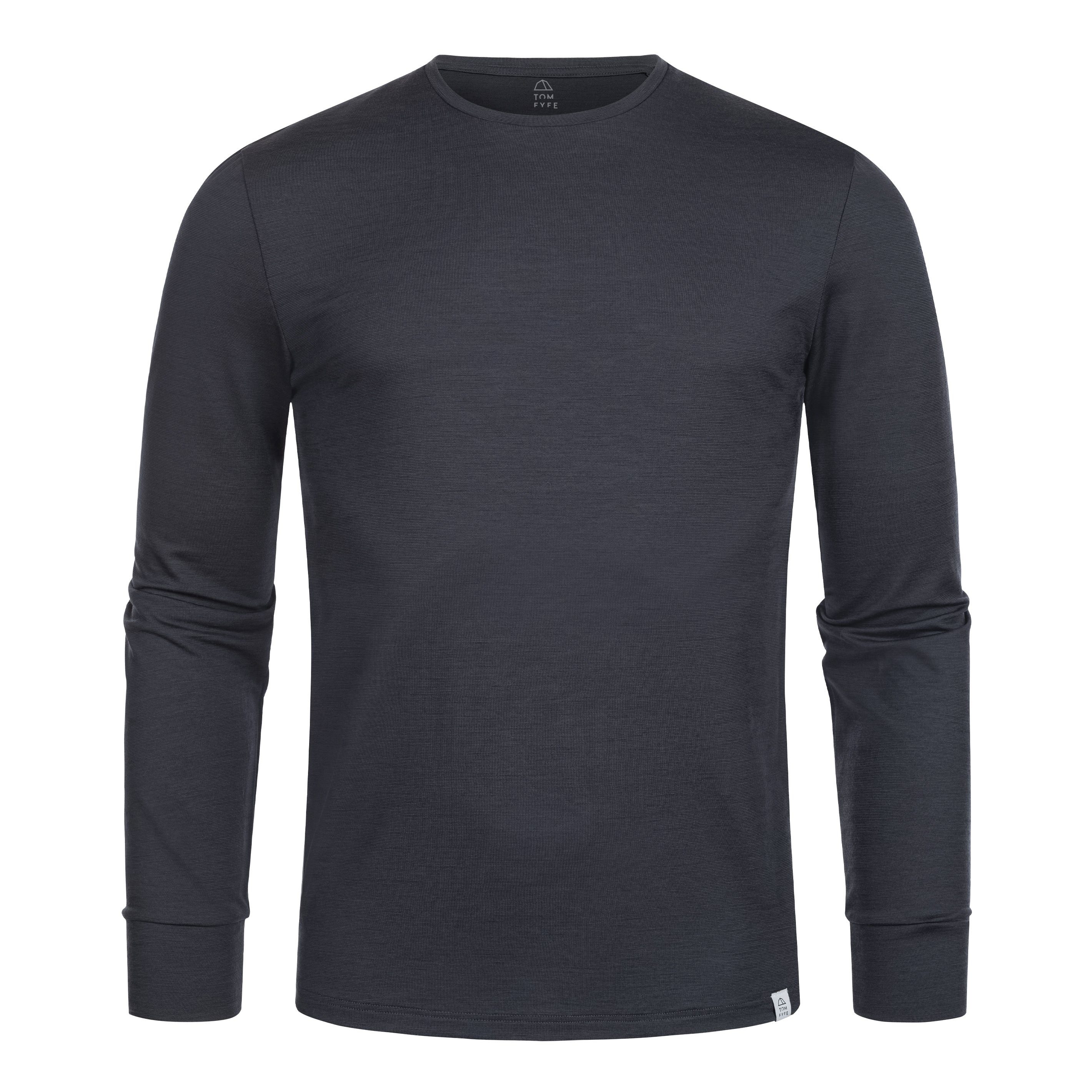 Tom Fyfe Longsleeve TOM FYFE Merino Longsleeve Herren Anthrazit / L günstig online kaufen