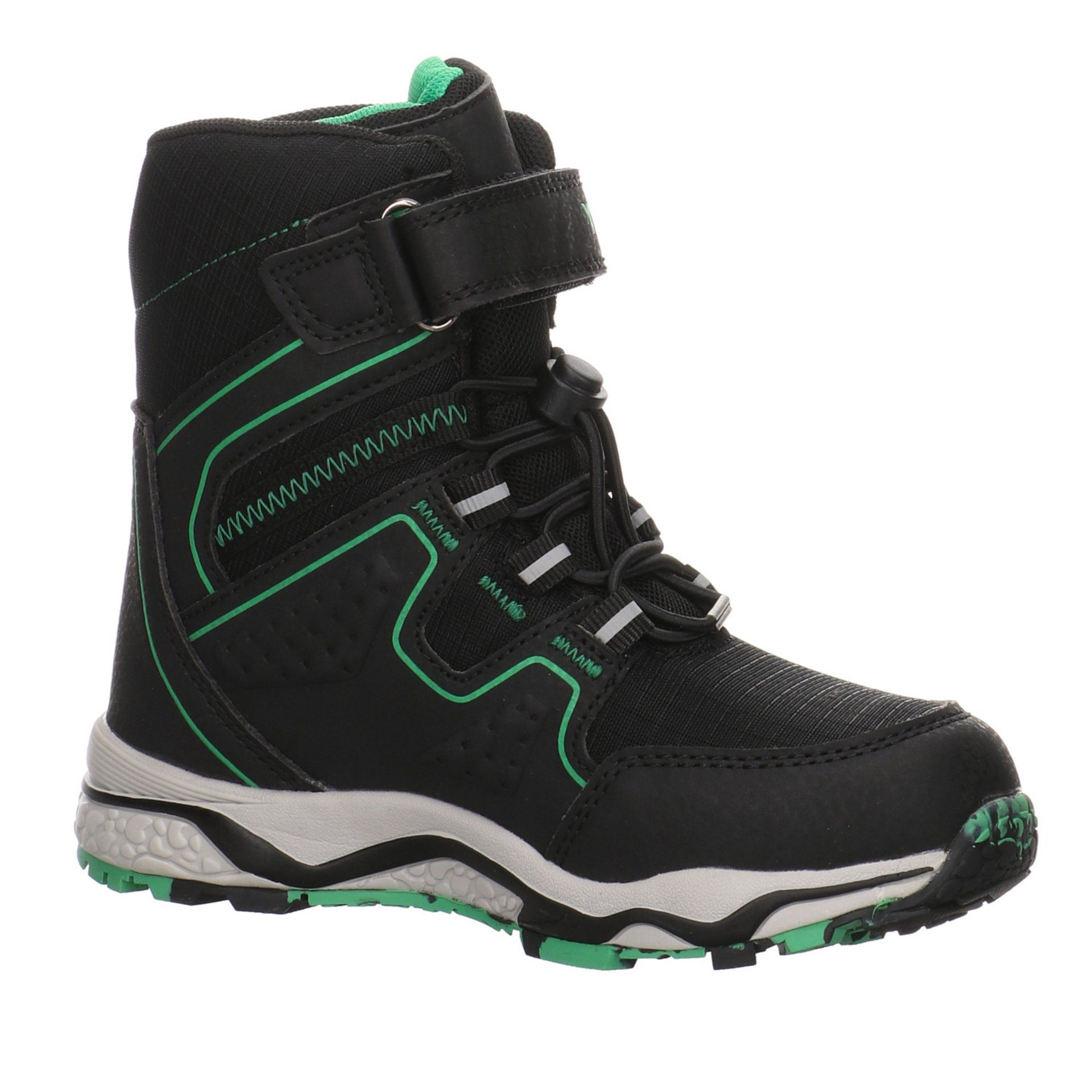 black Stiefel Lucian-Tex Boots green by Stiefel YK-ID Jungen Schuhe Synthetikkombination Salamander Lurchi
