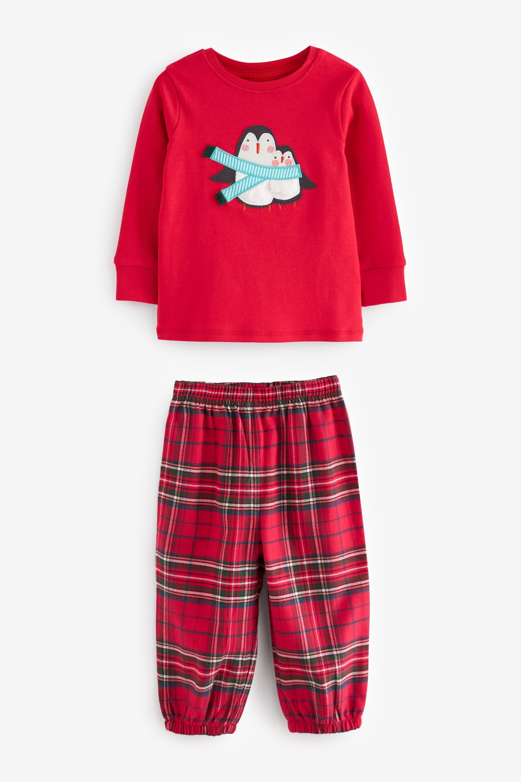 Next Pyjama Weihnachtlicher Pyjama (2 tlg) Red Penguin