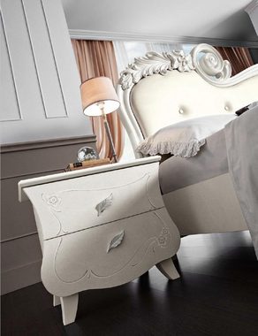 JVmoebel Bett Bett Schlafzimmer Design Betten Holz Betten Italienische Möbel Doppel