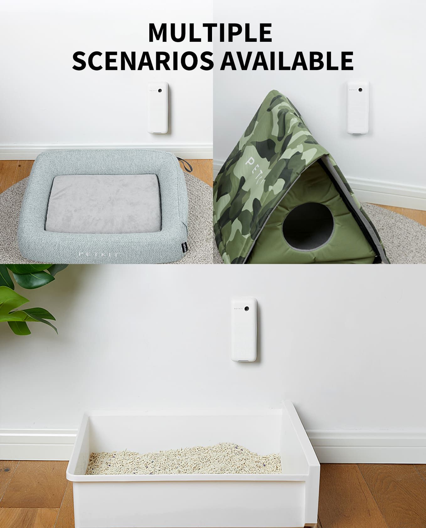 PETKIT Katzentoilette Zubehör-Geruchsentferner für Haustiertoiletten–PURA AIR Smart Spray