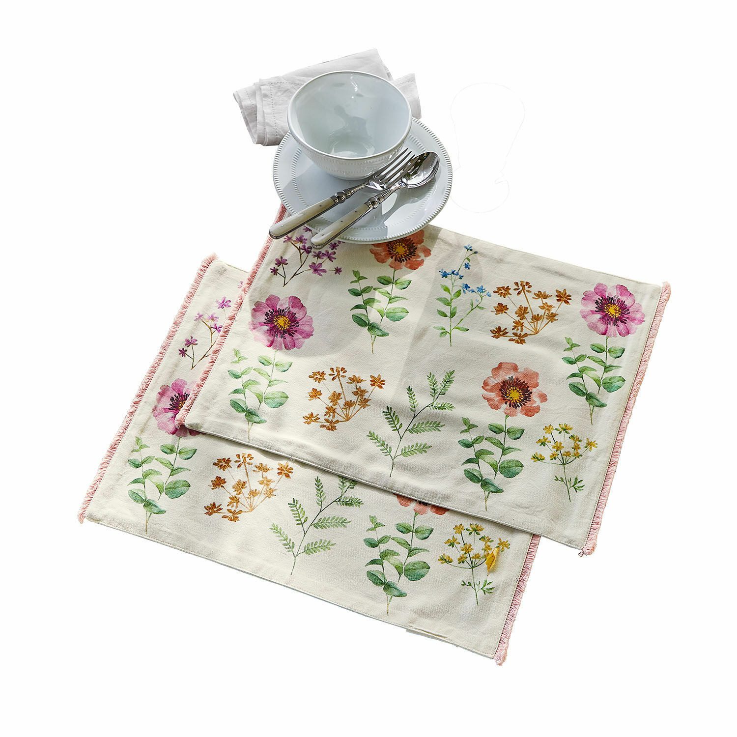 Platzset Platzset 2er Set Fahzoura bunt