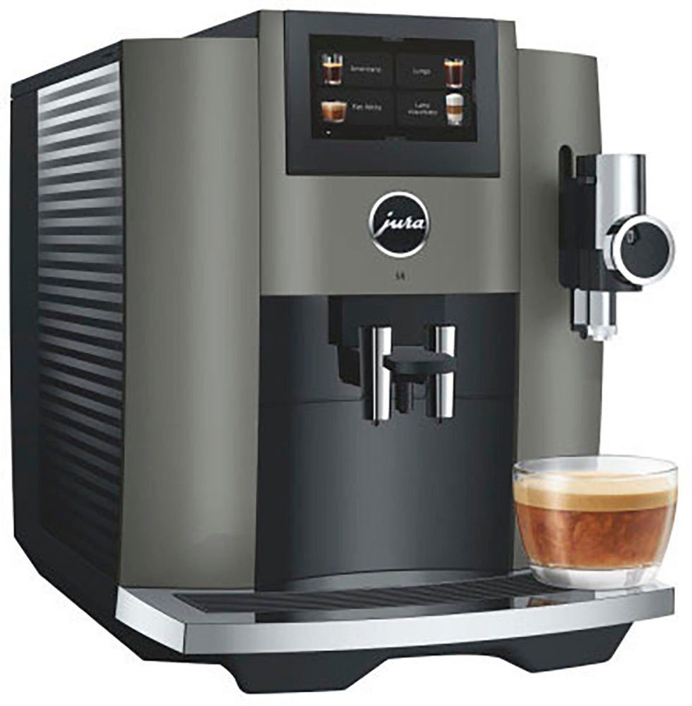 JURA Kaffeevollautomat 15480 S8 (EB), Dark Inox, 27 Spezialitäten, Touch, Sweet Foam & Sirupaufsatz – Bild 4 von 5
