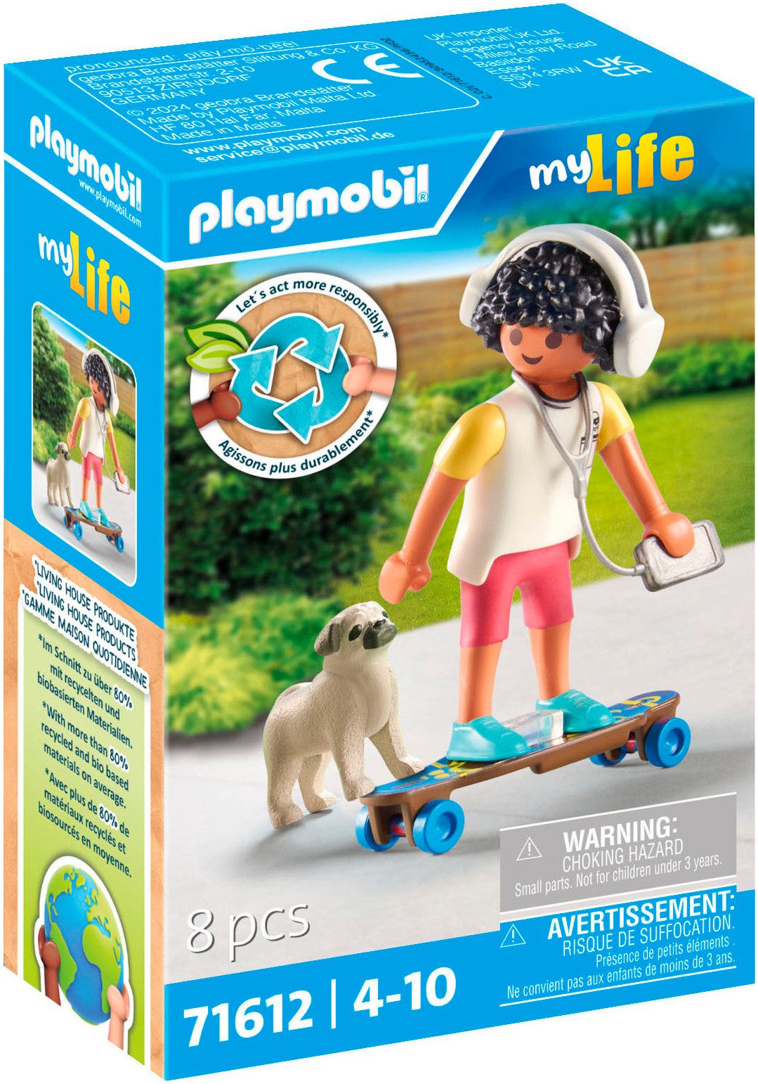 Playmobil® Junge mit Hund (71612), myLife Konstruktions-Spielset, (8 St), M günstig online kaufen