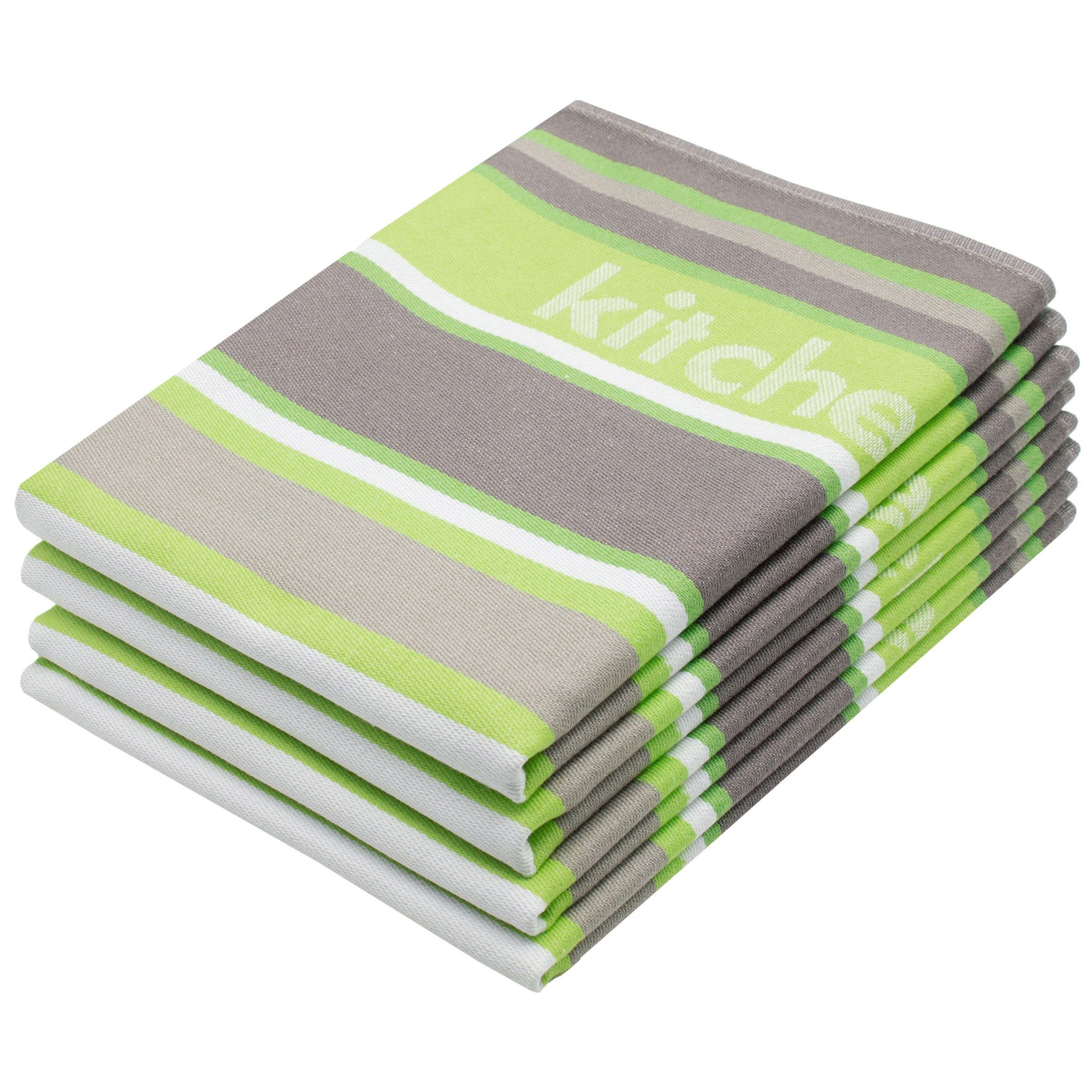 ZOLLNER Geschirrtuch, (Spar-Set, 4-tlg), 50 x 70 cm, 100% Baumwolle, vom Hotelwäschespezialisten