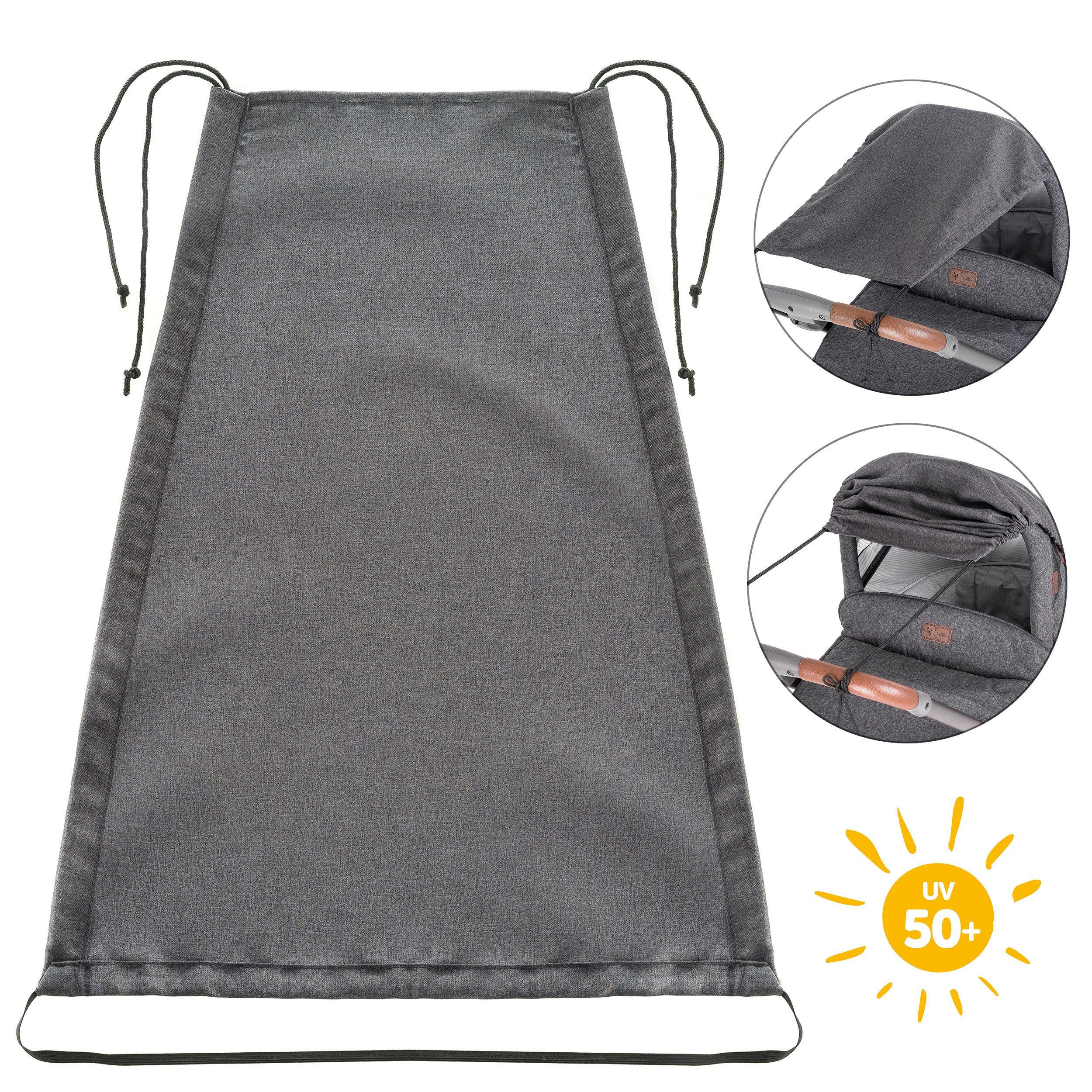 Universal Sonnensegel Kinderwagen Sonnenschutz Sonnenverdeck für Babywanne,DE 