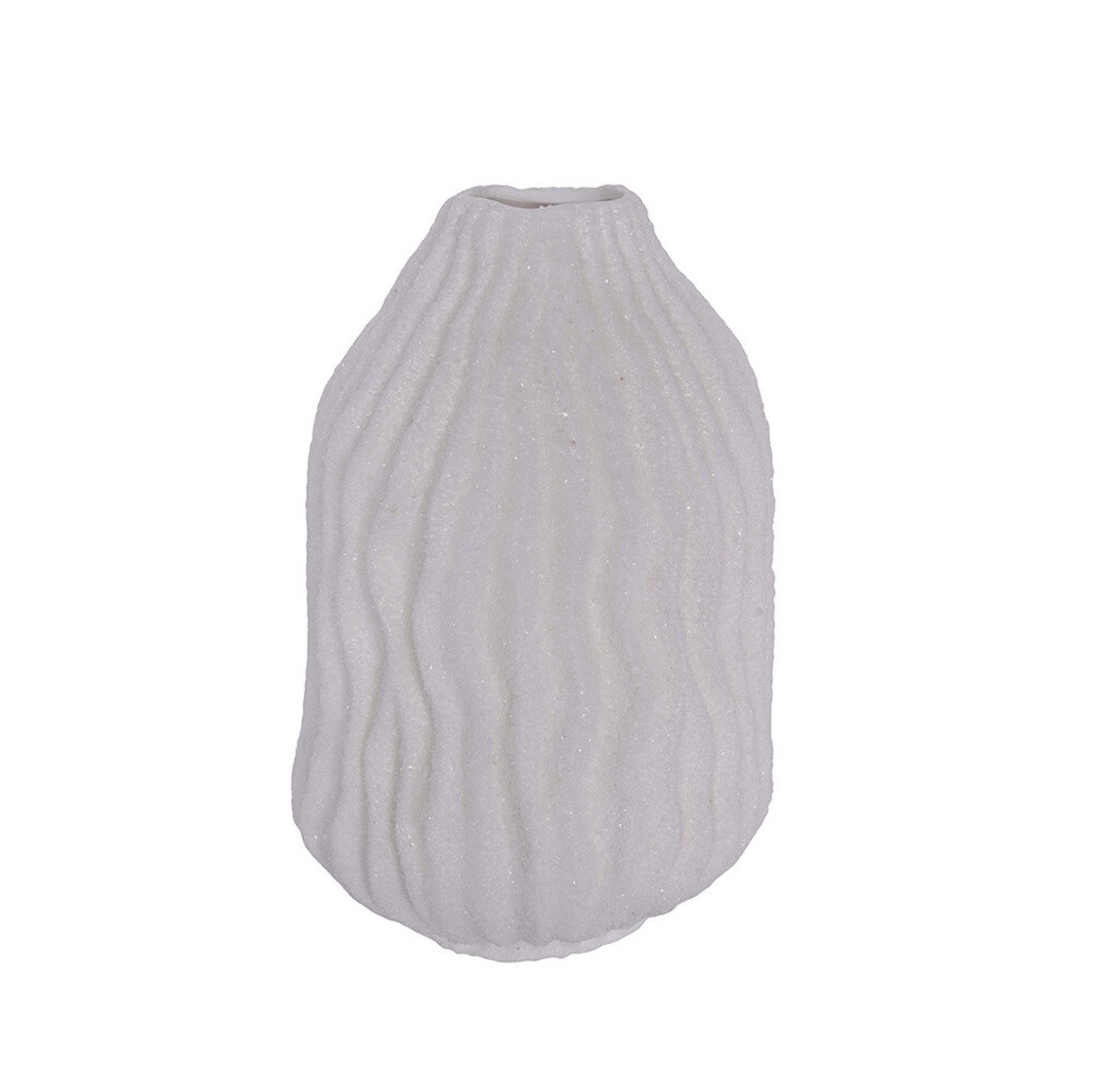 Schäfer Elektronik Dekovase Sabbia Keramikvase 15 x 23 cm - feine Sandoptik im organischen Design (1 St)