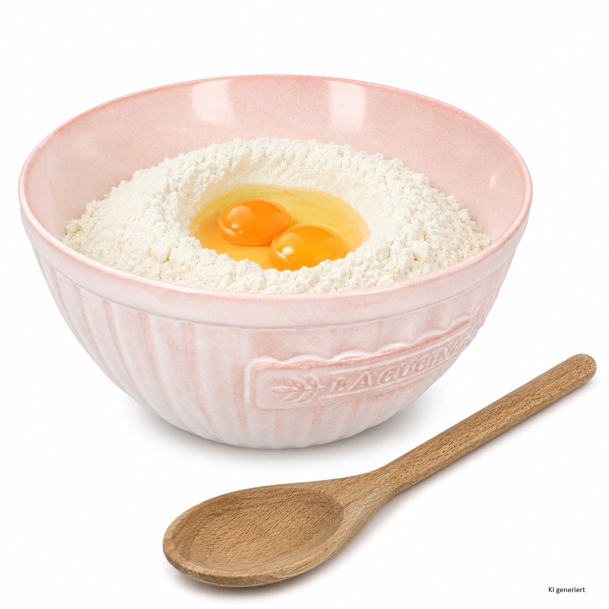 MamboCat Rührschüssel Bakery Rosa Schale 2L Steingut Rührschüssel Servierschale Teig Dessert, Steingut
