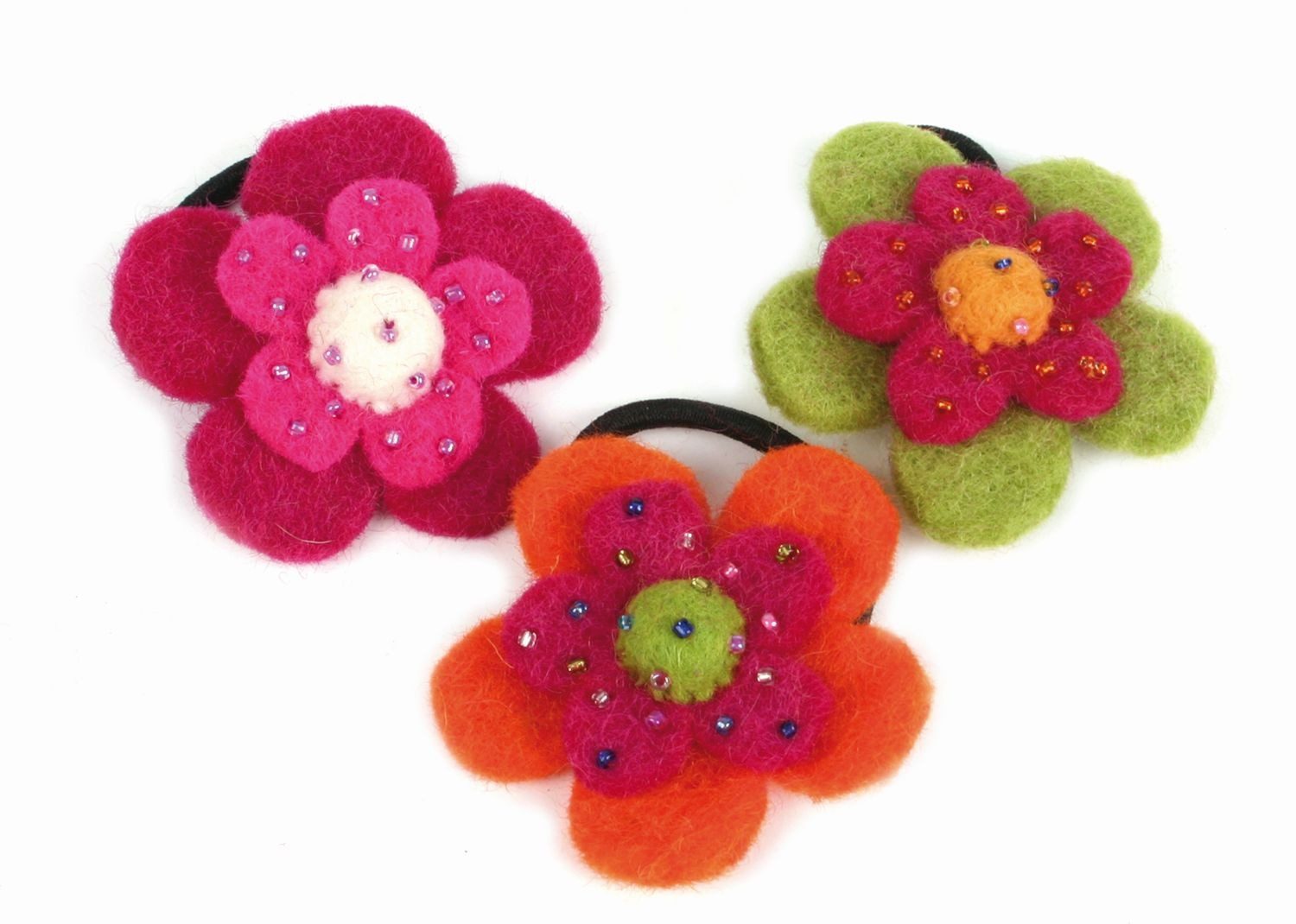 El Puente Haarband Haarband "Blümchen", Handmade, Fair Trade