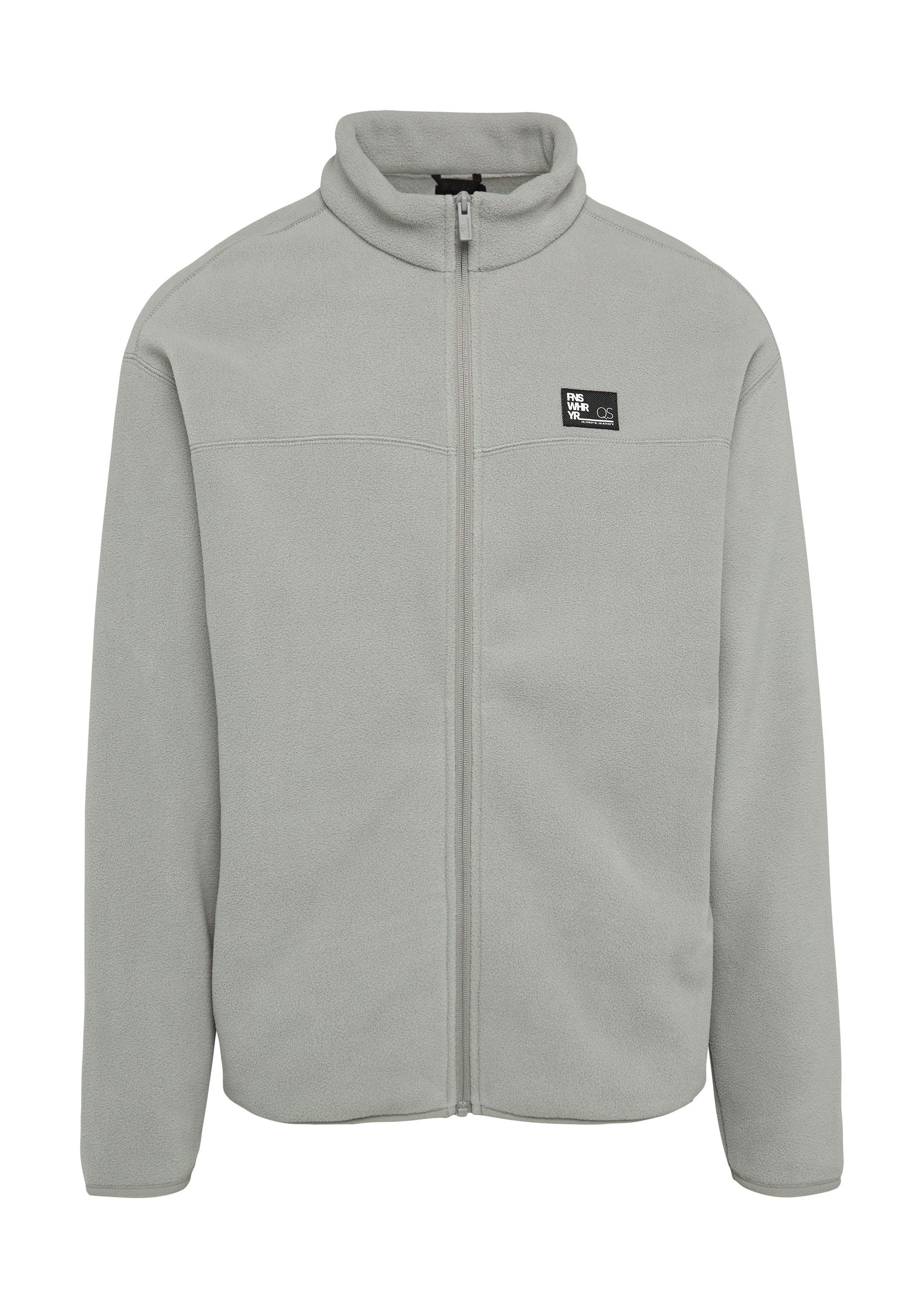 QS Sweatjacke Sweatshirt Jacke Fleecejacke mit günstig online kaufen