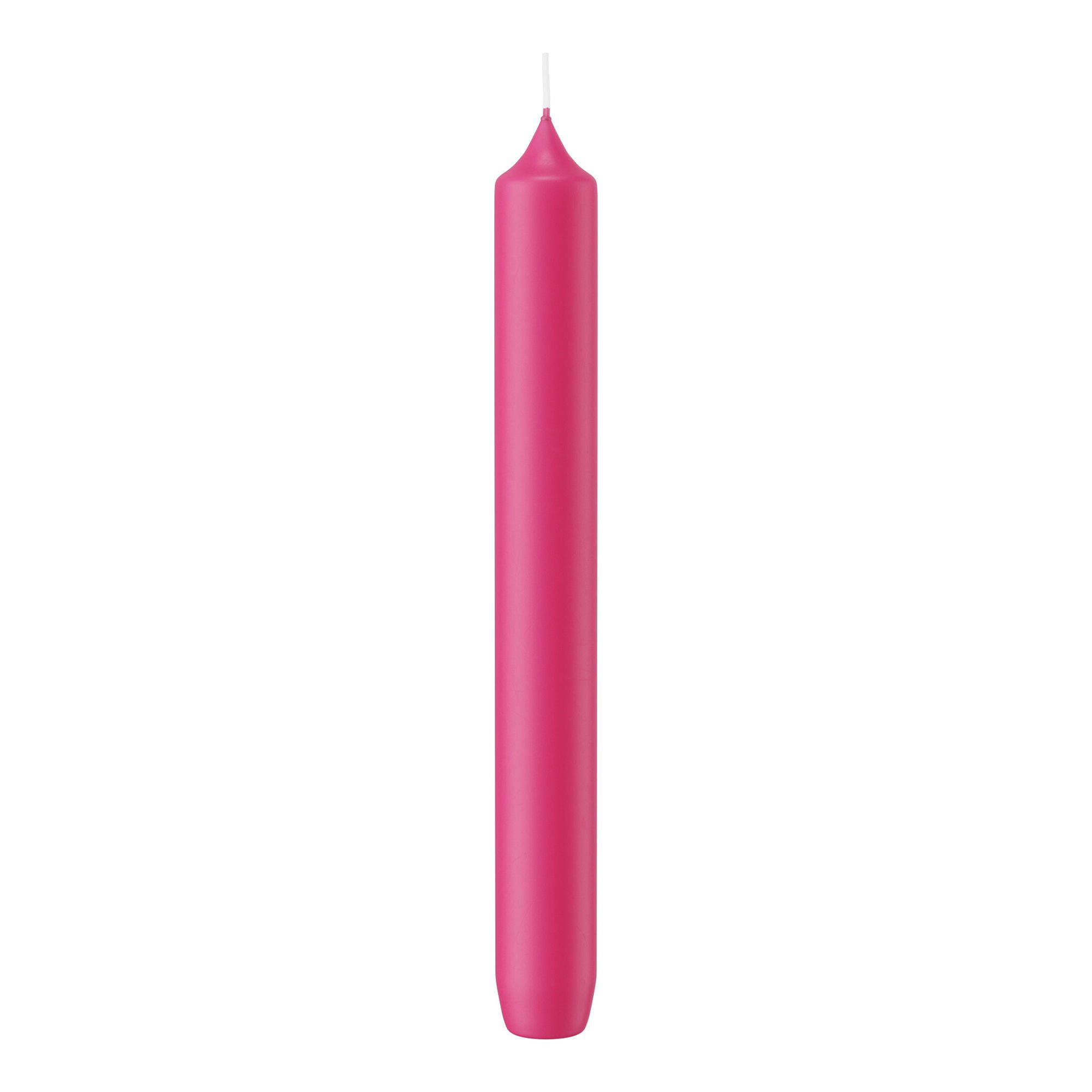 Wiedemann Kerzen Tafelkerze Leuchterkerzen Pink 185 x Ø 21 mm, 10 Stück