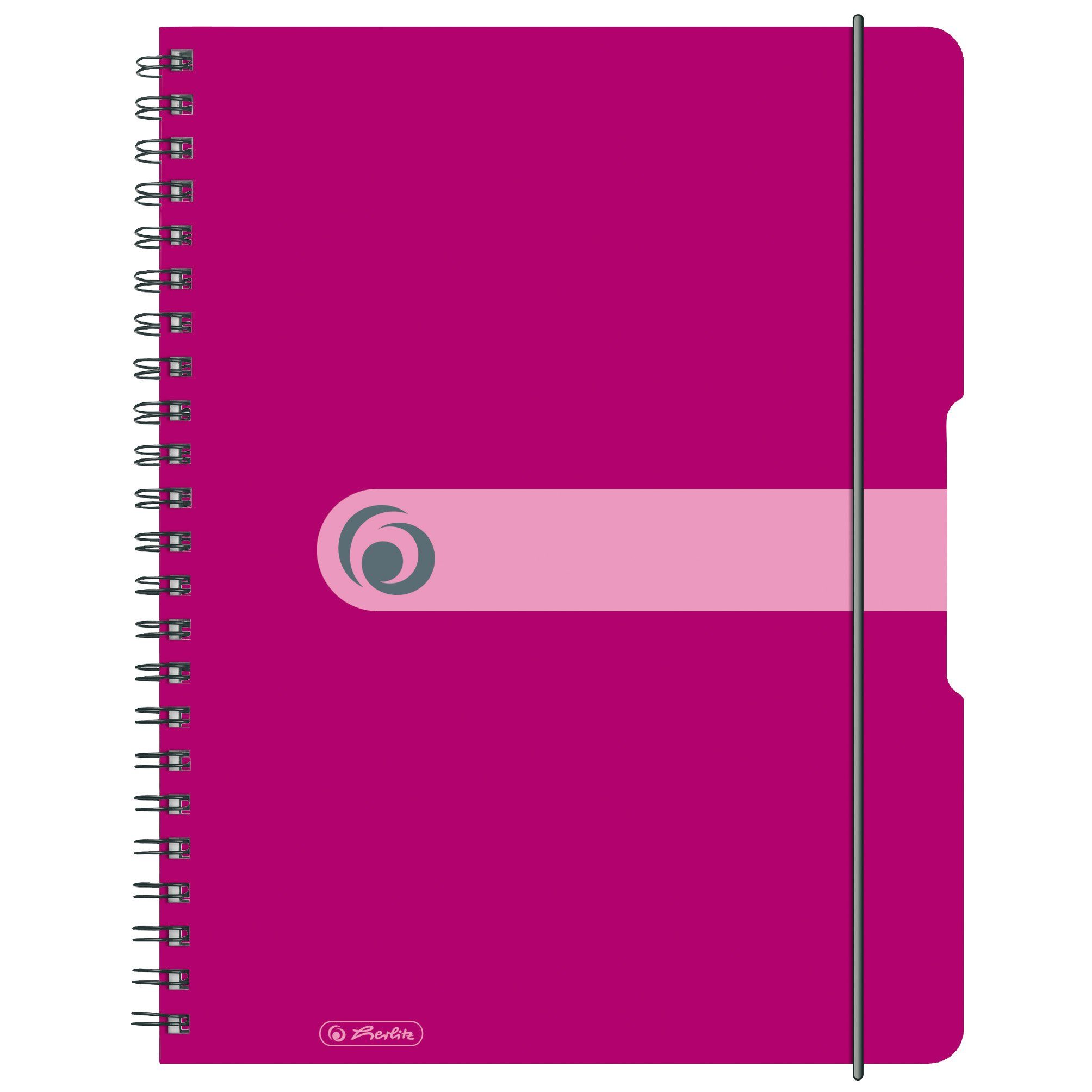 Collegeblock Herlitz Spiralblock / Collegeblock / DIN A4 / kariert / 80 Blatt / Far