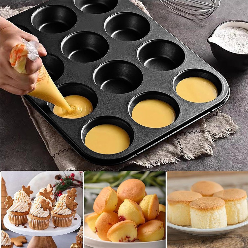 GLIESE Muffinform Backformen für 12 Muffins oder Cupcakes