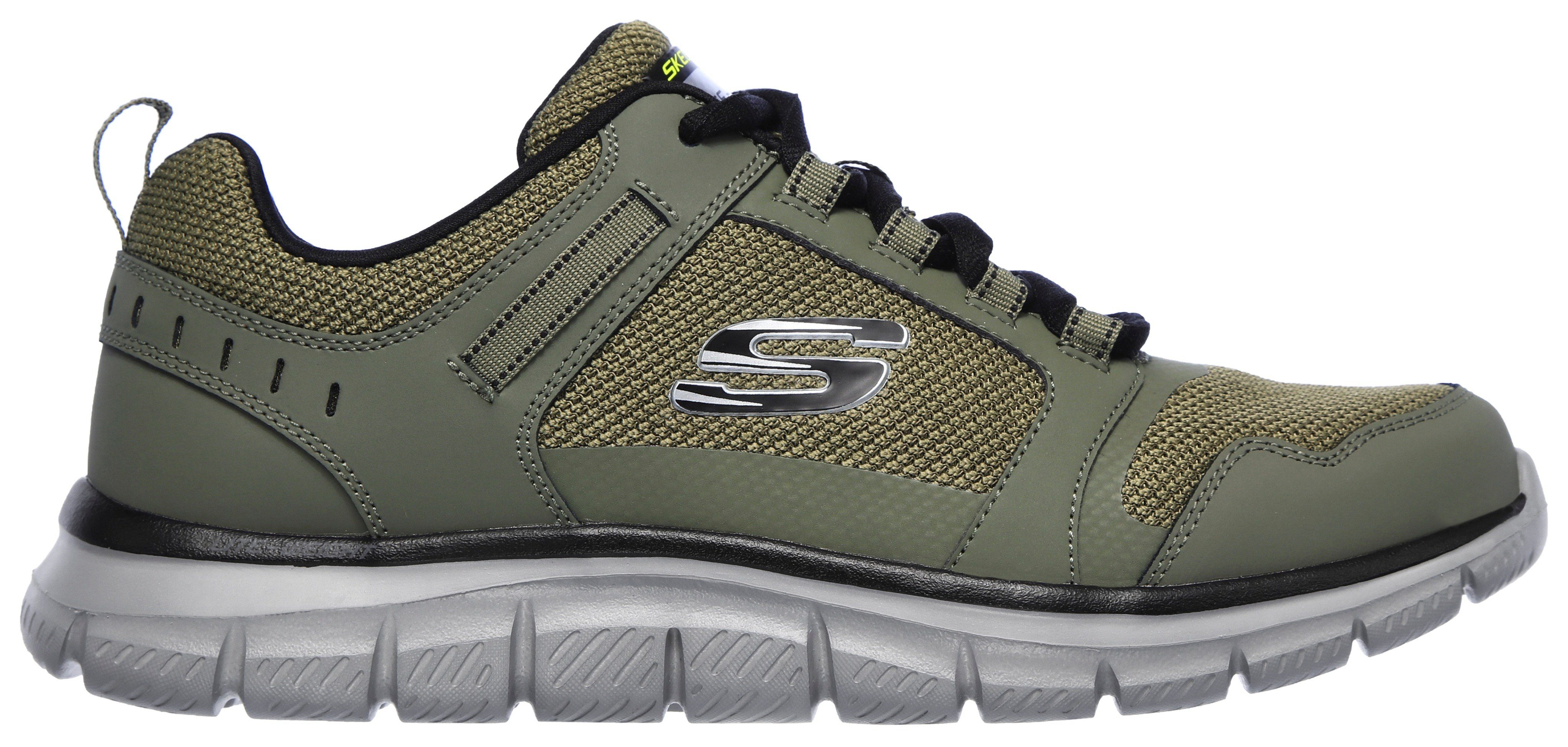 Innensohle olivgrün Skechers TRACK-KNOCKHILL Sneaker mit gepolsterter