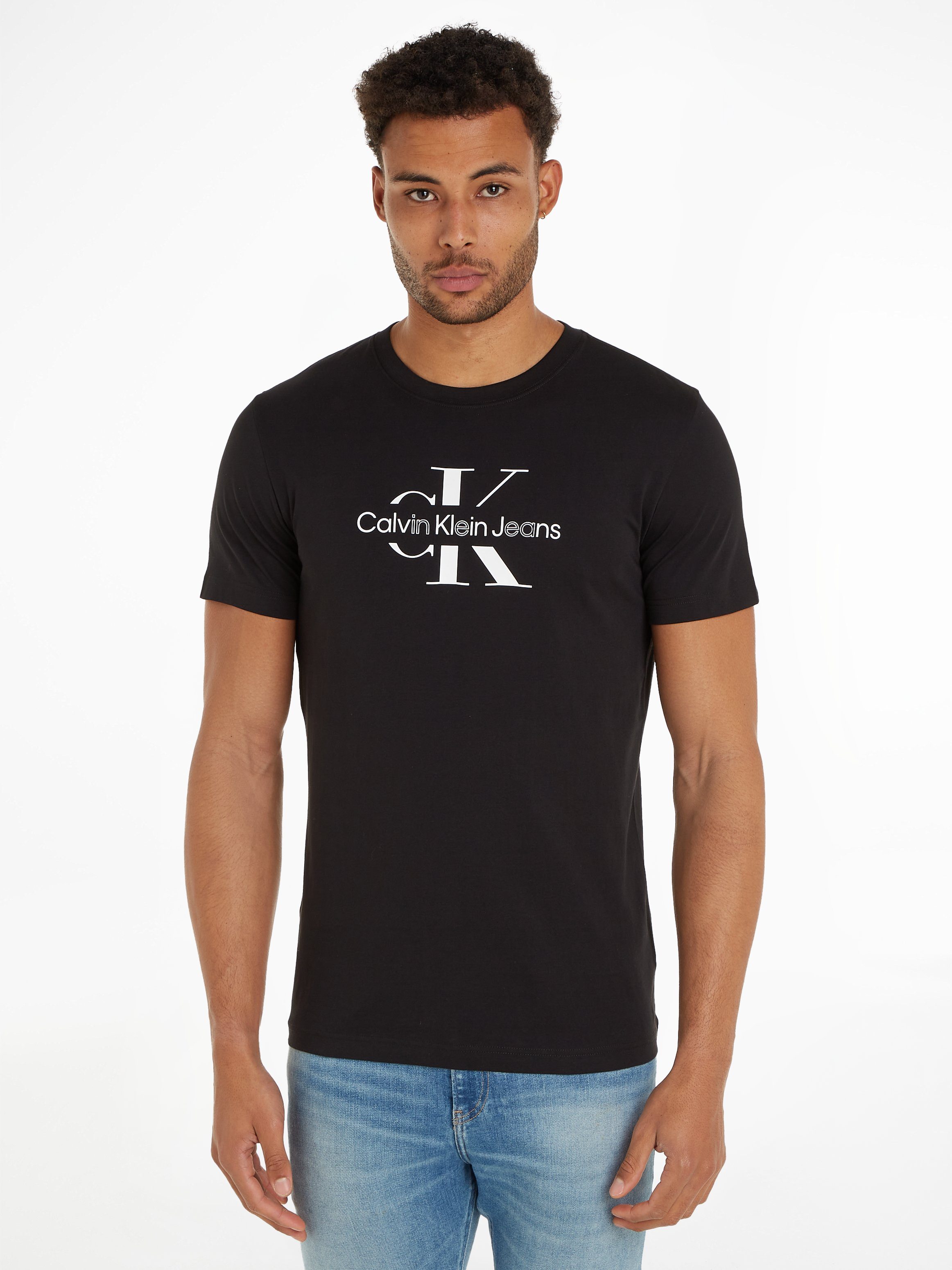 Echte Produktgarantie Schwarze Calvin Klein T-Shirts kaufen für Herren | OTTO online