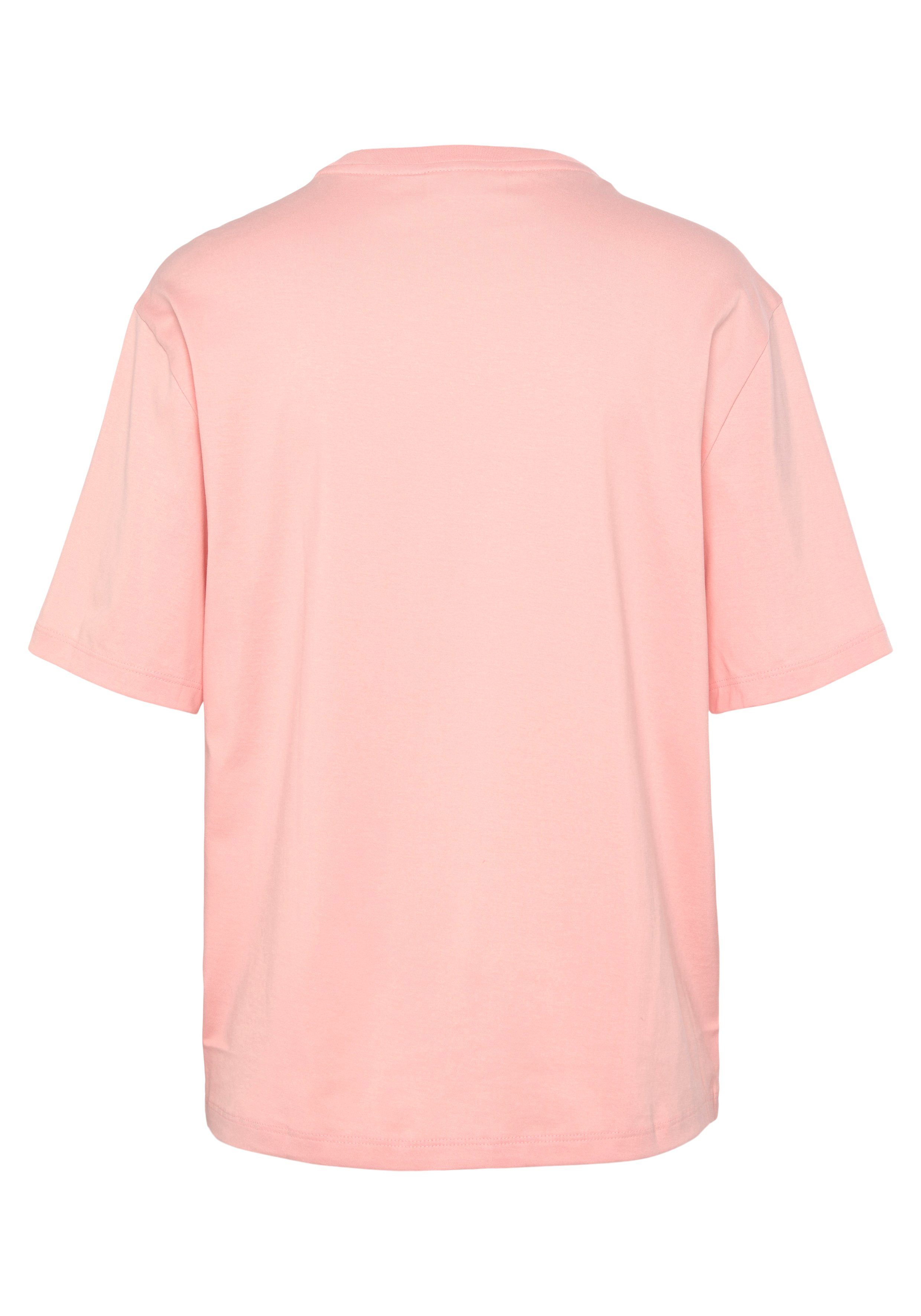 (1-tlg) mit tree T-Shirt Lacoste Brust der auf Lacoste-Logo cherry