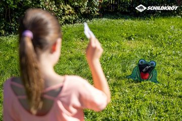 Schildkröt Spielzeug-Gartenset Feed the Frog Toss Game, Wurfspiel Geschicklichkeitsspiel