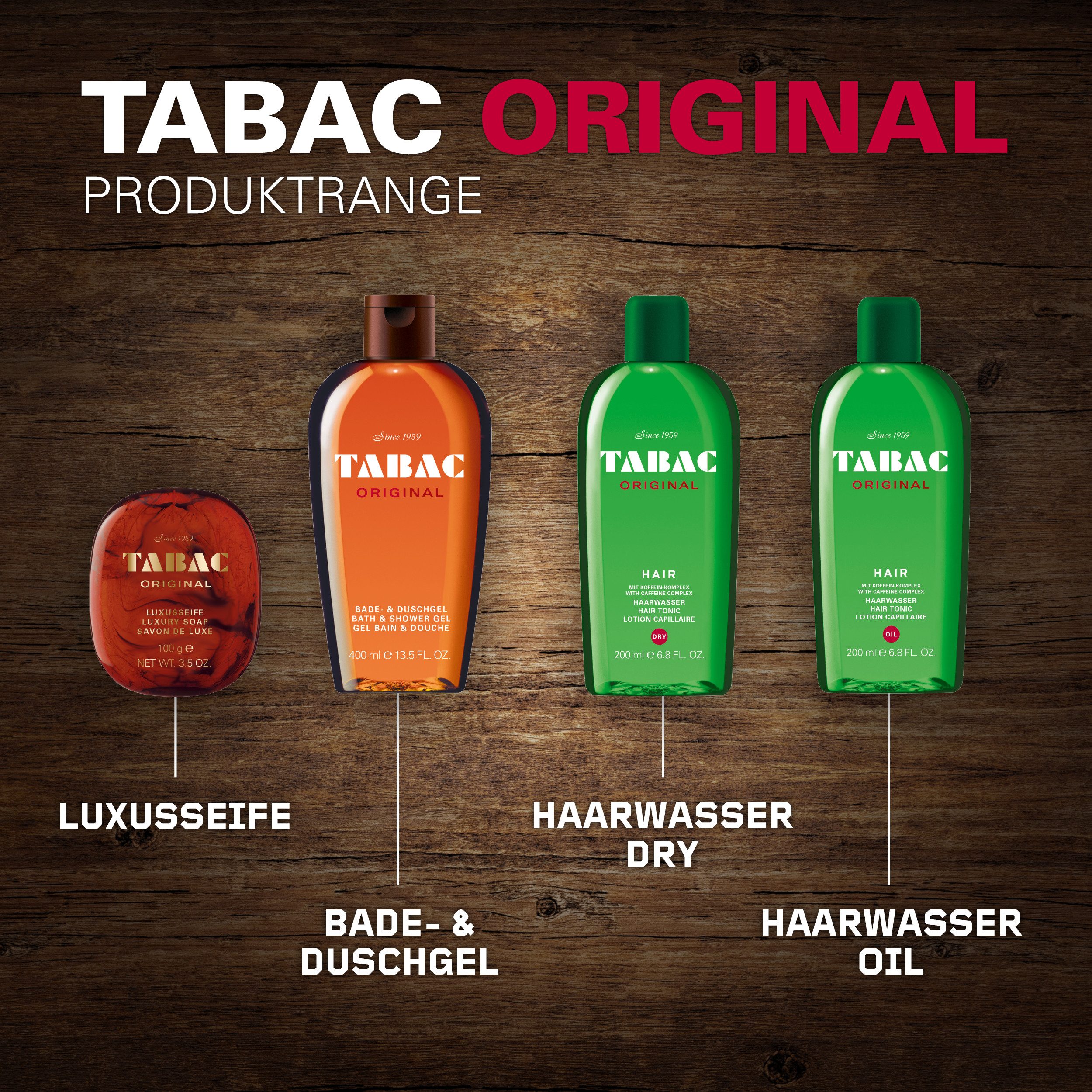 Tabac Original Hautreinigungs-Set, 3-tlg., mit maskulinem Touch