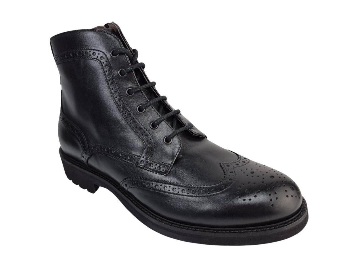 Nero Giardini Leder schwarz Stiefelette