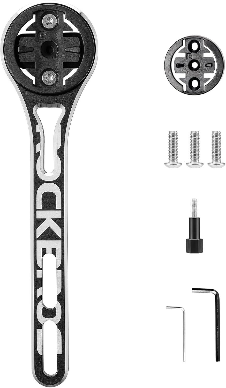 ROCKBROS Navigationsgeräte-Halterung Fahrrad-Halterung Schnellverschluss Universal Alu Schwarz