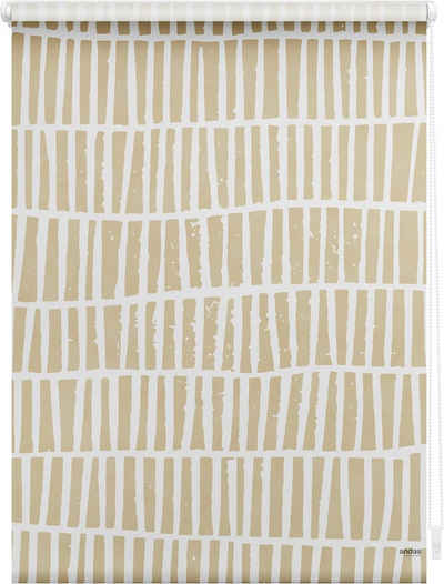 Seitenzugrollo Utshani, andas, verdunkelnd, ohne Bohren, Klemmfix, by Morten Georgsen, Lichtschutz, modernes Muster