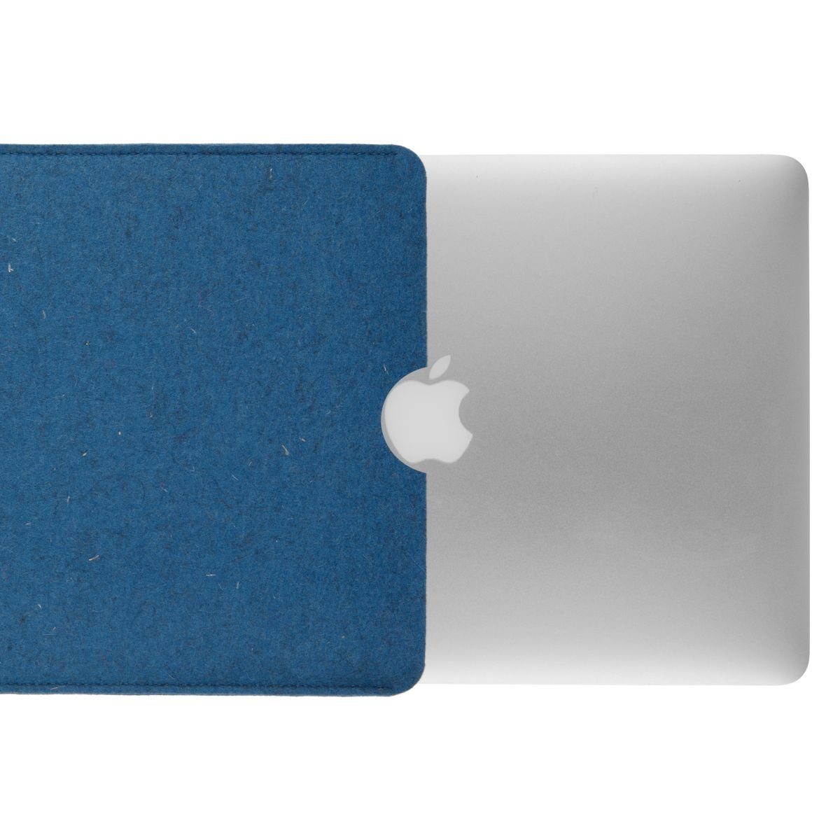 CoverKingz Laptoptasche Hülle für Apple MacBook Air 13,6" (M2) Handmade Filz Tasche Case, 100% Schurwolle, Made in Germany