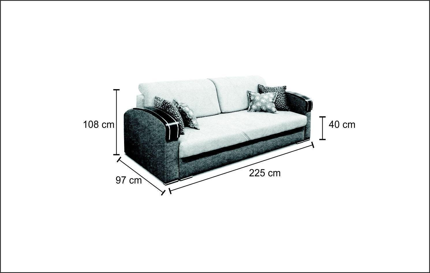 JVmoebel Sofa, Made in Europe