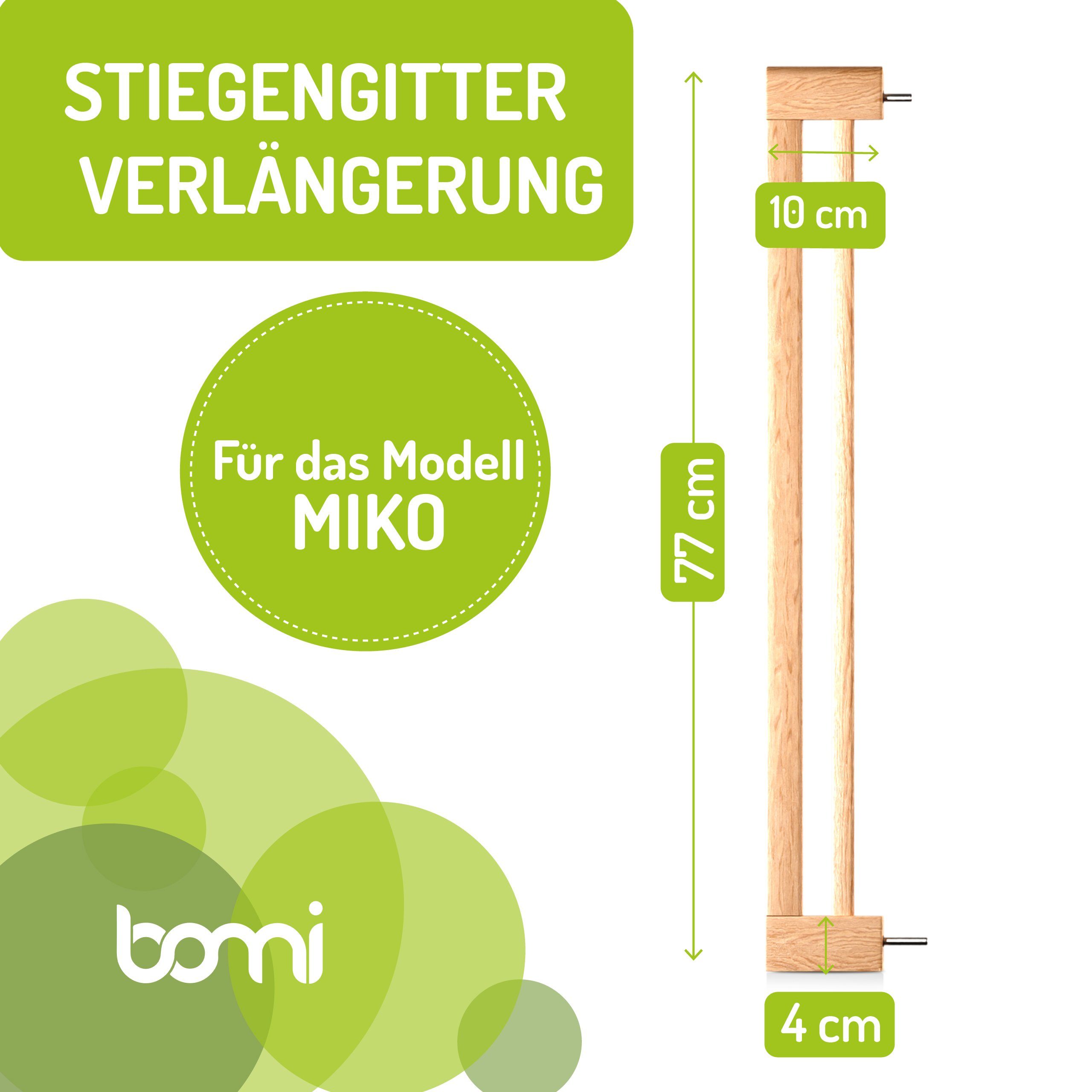 Verbreiterung zum Zubehör 10-50 Treppenschutzgitter für BOMI cm, Bohren für für - Ohne Klemmen Miko Kinderschutzgitter Türschutzgitter Verlängerung