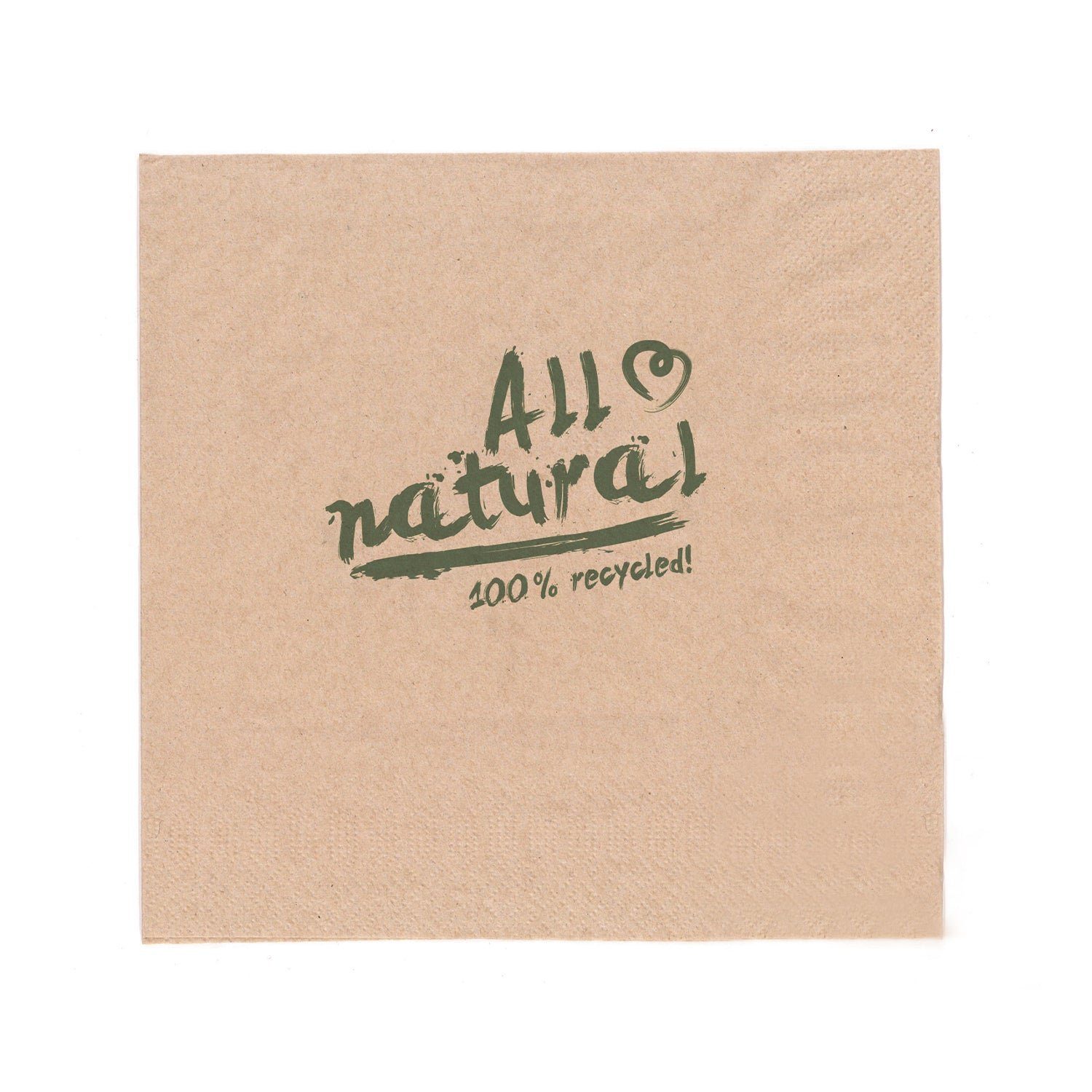 wisefood Papierserviette 250-tlg., Papier Servietten - quadratisch, (250 St)