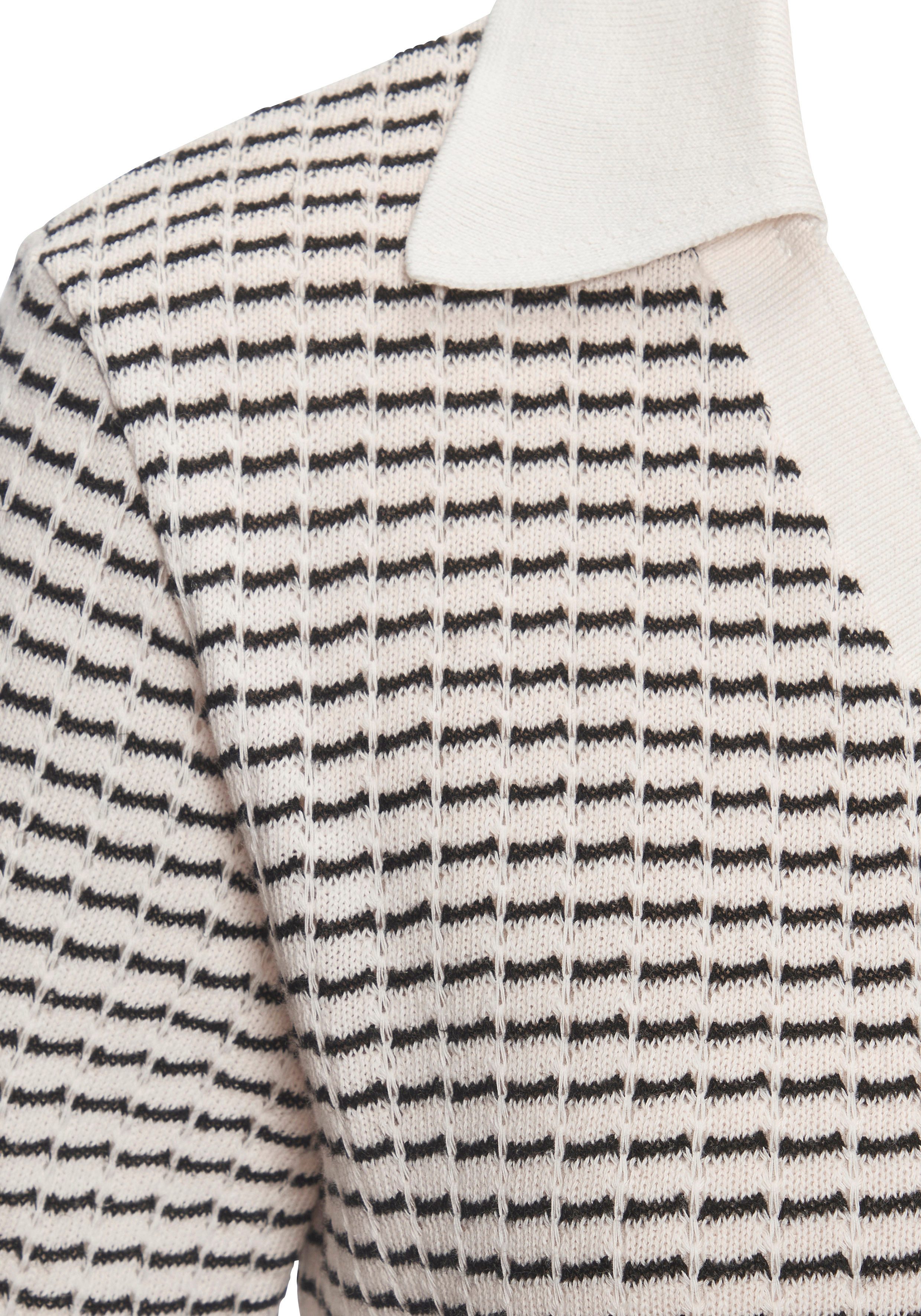 Vivance by Lascana Poloshirt aus strukturierter Strickqualität aus angenehmer Baumwollmischung – Bild 5 von 5