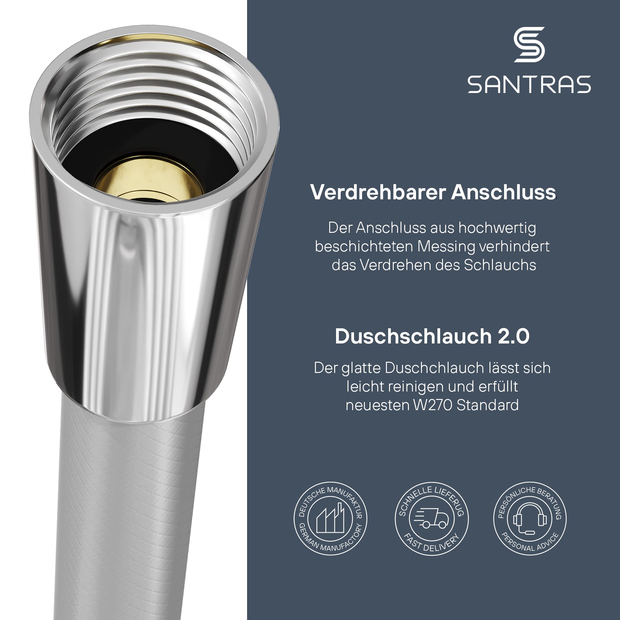 Santras Brauseschlauch Duschschlauch Sun-Flex günstig online kaufen