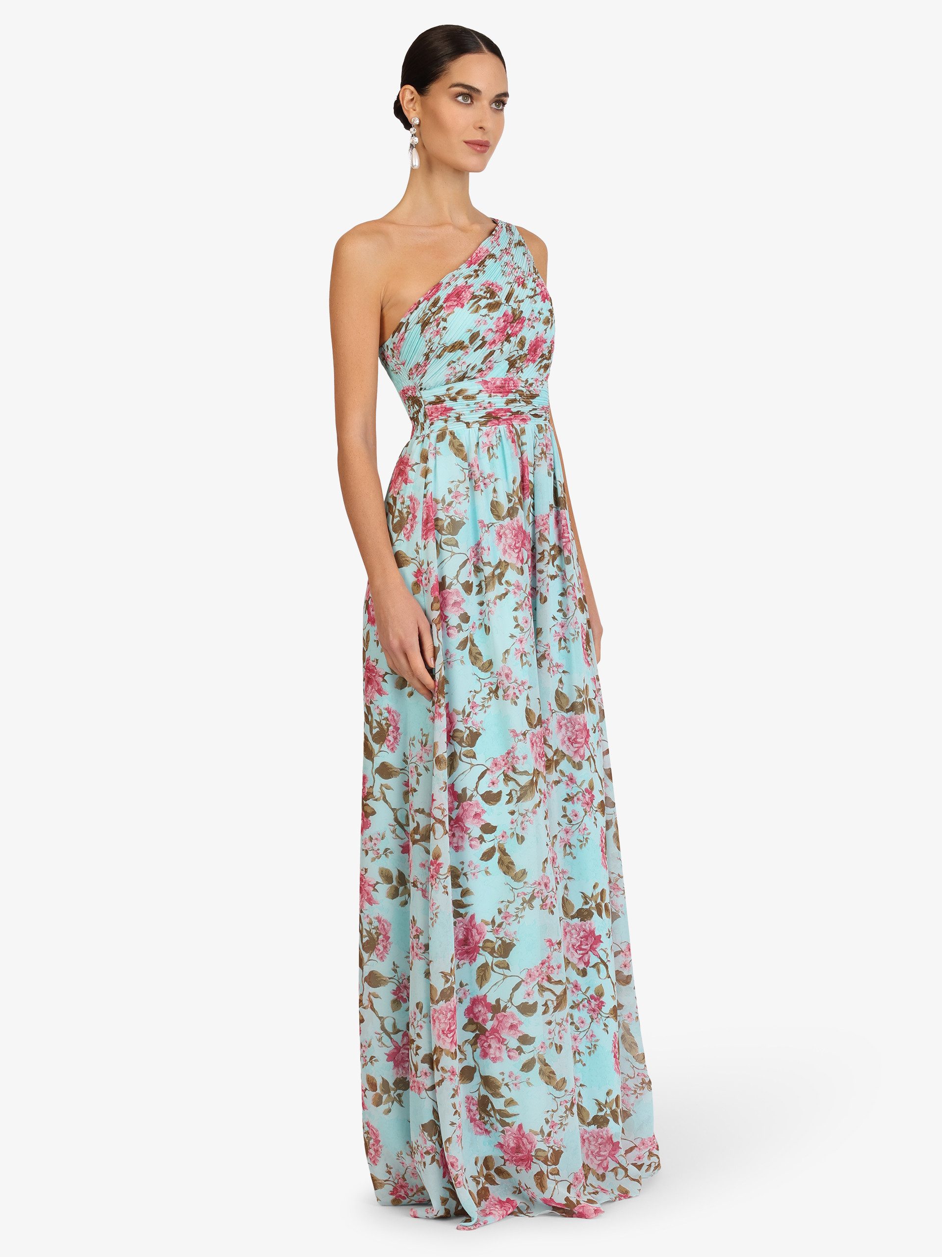 Kraimod Abendkleid mit floralem Print