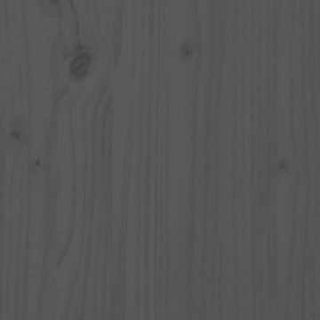 vidaXL Heizkörper-Wäschetrockner Heizkörperverkleidung Grau 79,5x19x84 cm Massivholz Kiefer