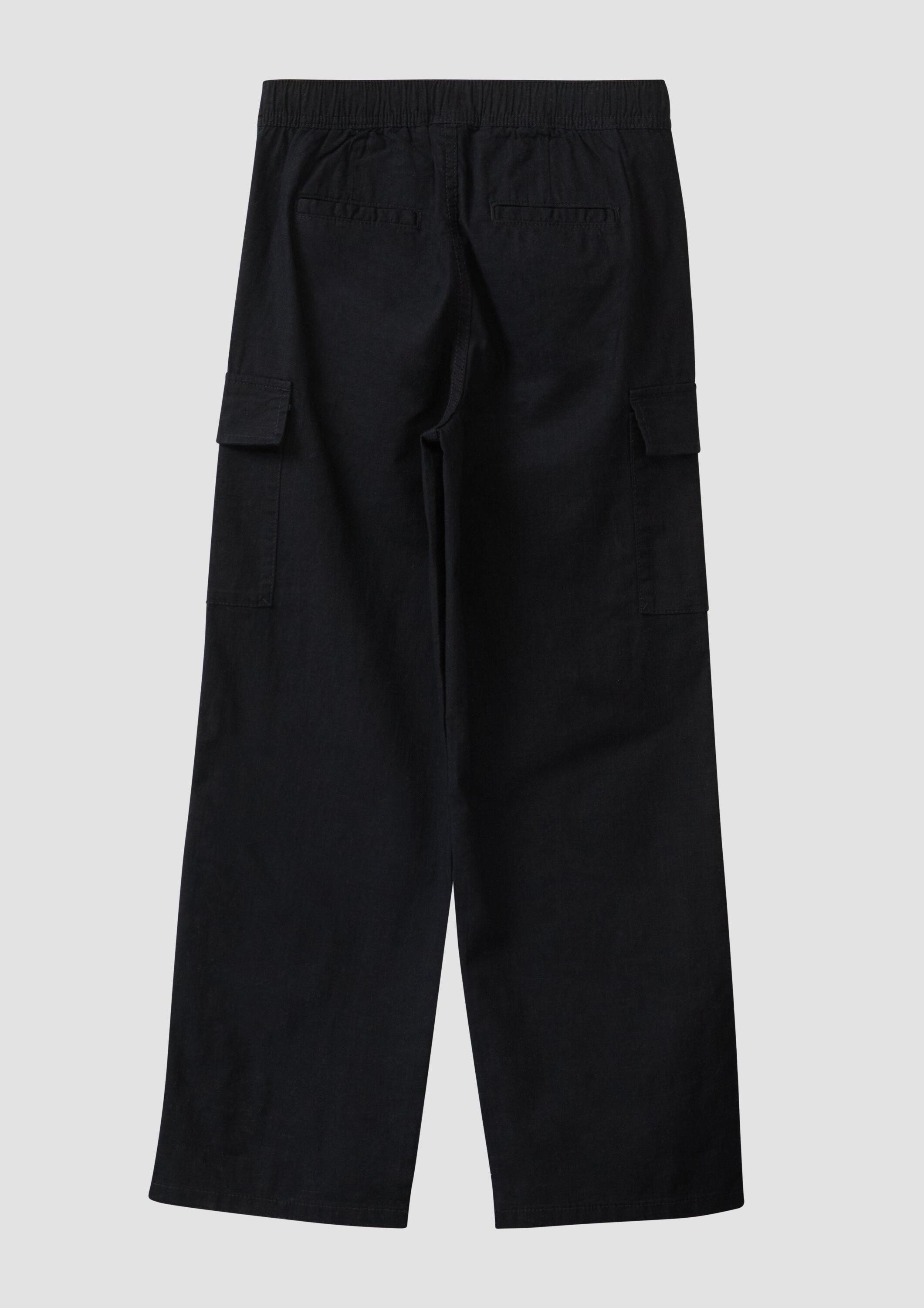 s.Oliver Chinos Hose BAGGY Baggy-Hose in Leinen-Optik im Relaxed Fit