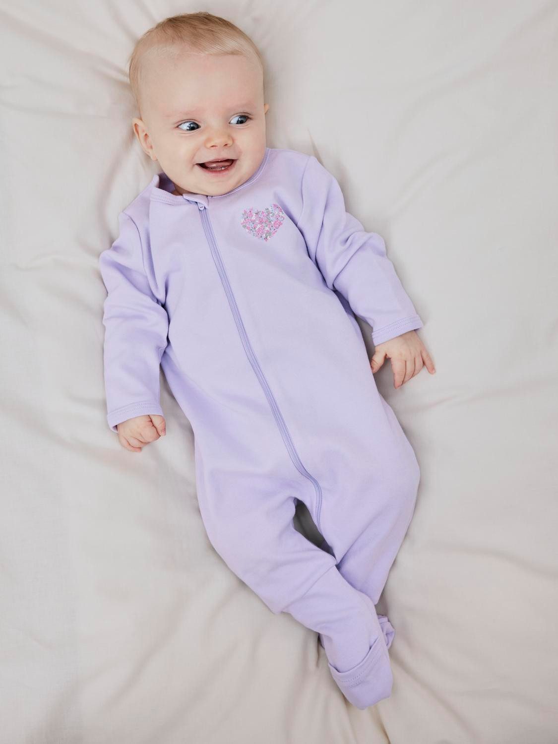 Schlafanzug NBFNIGHTSUIT 2P ZIP FF PETIT FLOWER NOOS