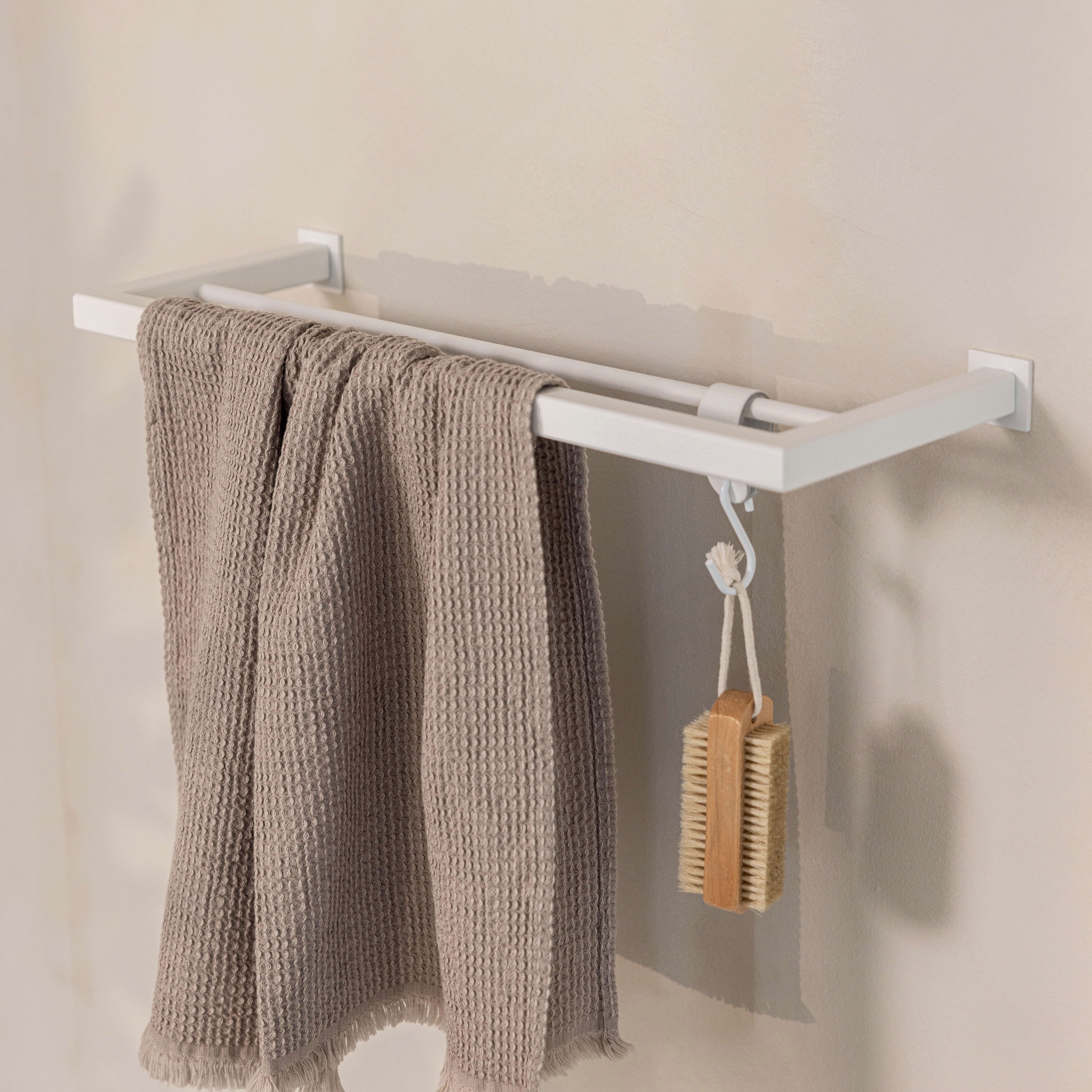 Metallbude Doppelhandtuchhalter STENNI, ohne sichtbare Verschraubungen, günstig online kaufen