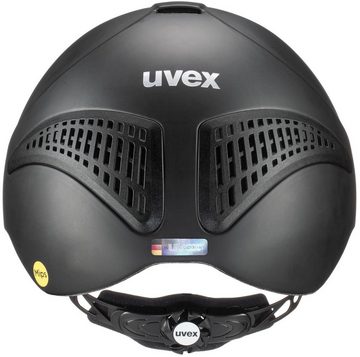 Uvex Reithelm (1-tlg), uvex Unisex – Erwachsene, exxential II Mips Reithelm 52-55 cm black