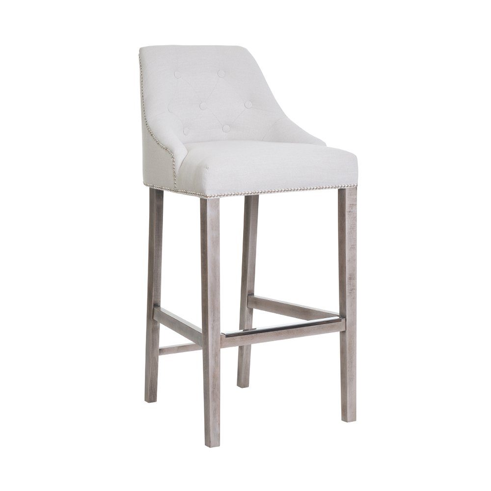 Stühle Stil Hochstuhl, Tresen Hocker 4x Barhocker Chesterfield JVmoebel Bar Design Stuhl Set Polste
