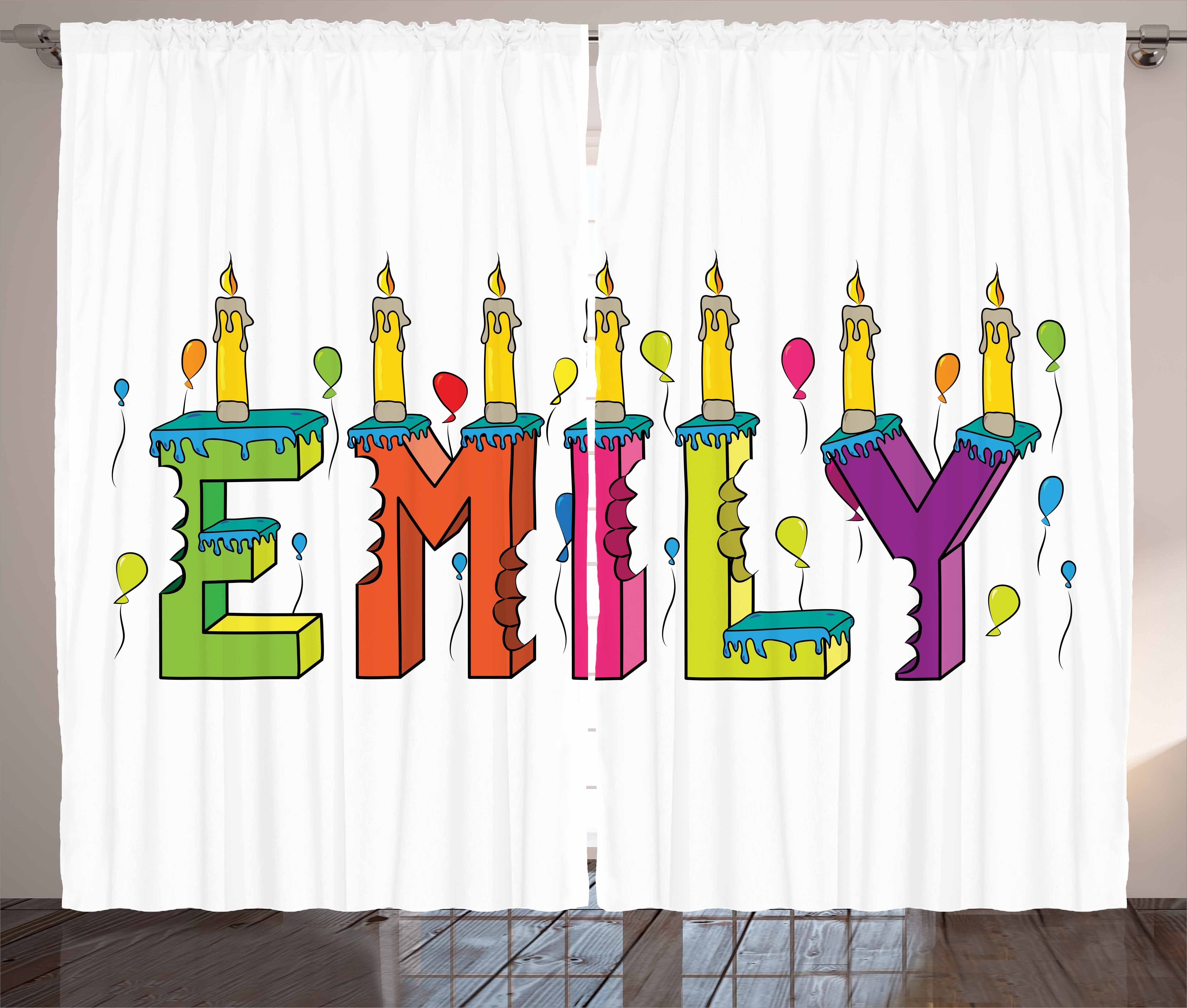 Bunte Cartoon-Ballone Schlafzimmer Abakuhaus, Schlaufen Kräuselband mit Vorhang und Emily Gardine Haken,