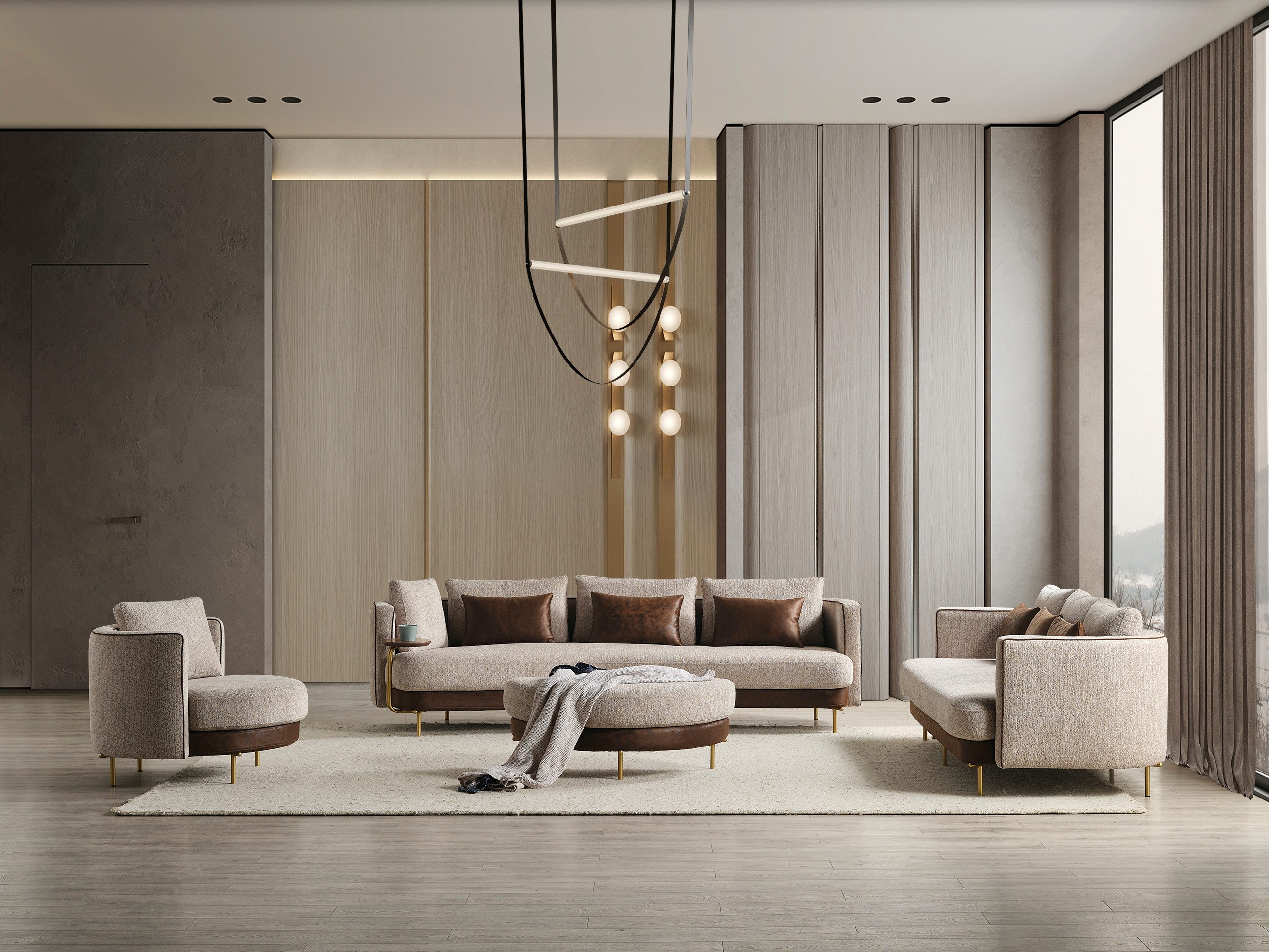 Nobelaa Sofa Sitzgruppe/Sofa Set - Wohnzimmergarnitur günstig online kaufen