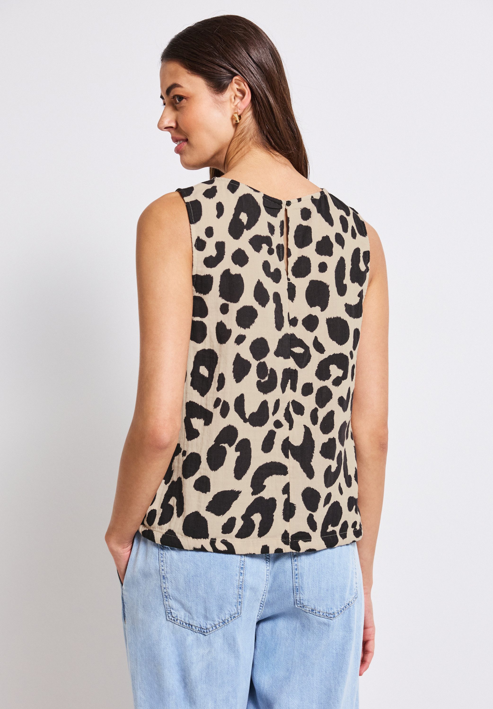 STREET ONE Blusentop, im Leo Design günstig online kaufen