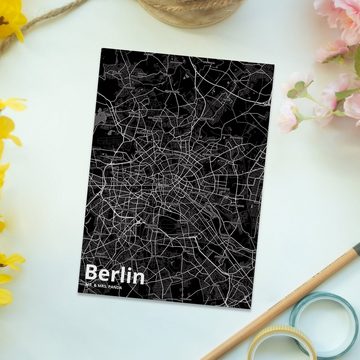 Mr. & Mrs. Panda Postkarte Berlin - Geschenk, Einladungskarte, Dorf, Dankeskarte, Geschenkkarte