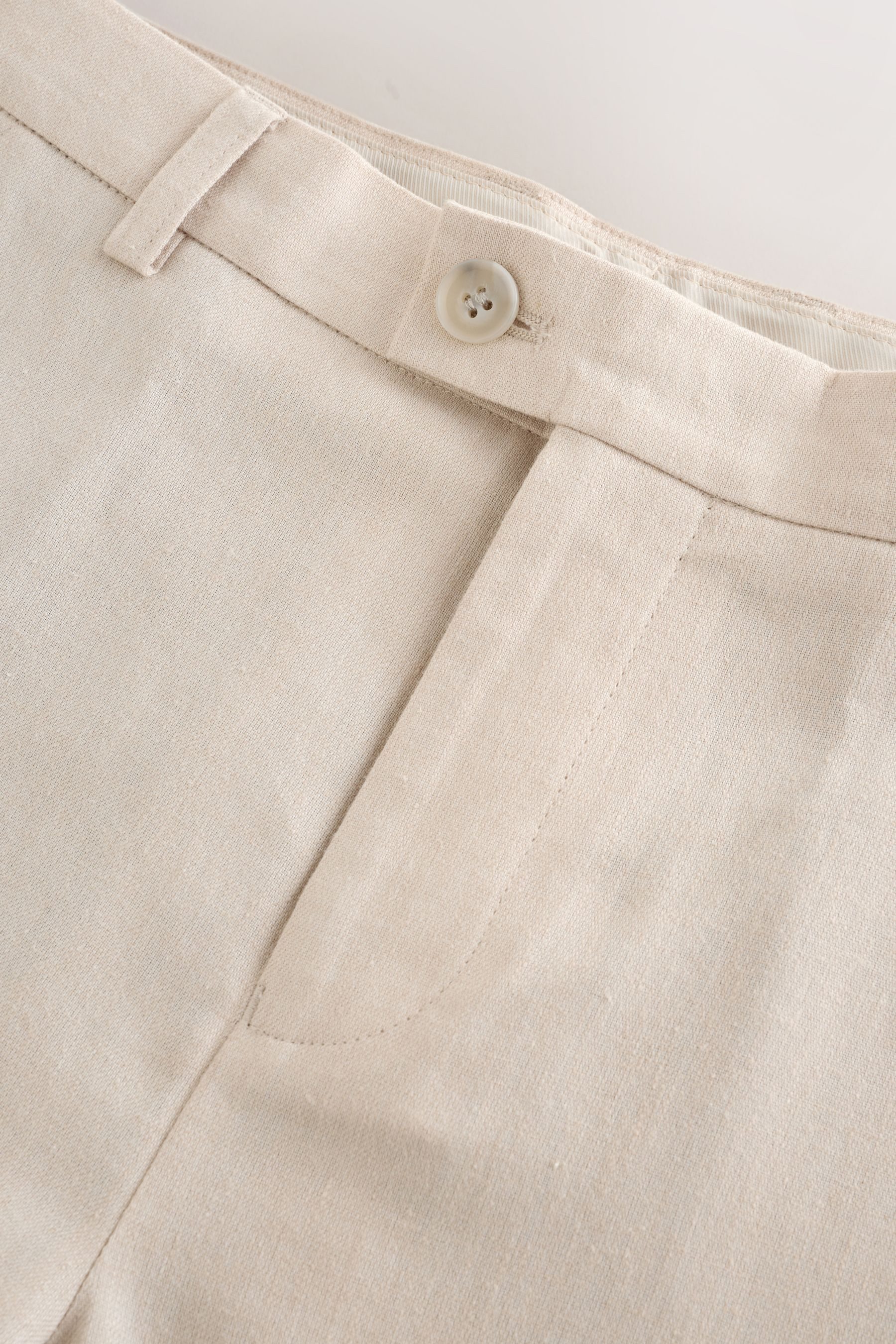 Next Anzughose Anzug aus Leinengemisch: Hose (1-tlg)