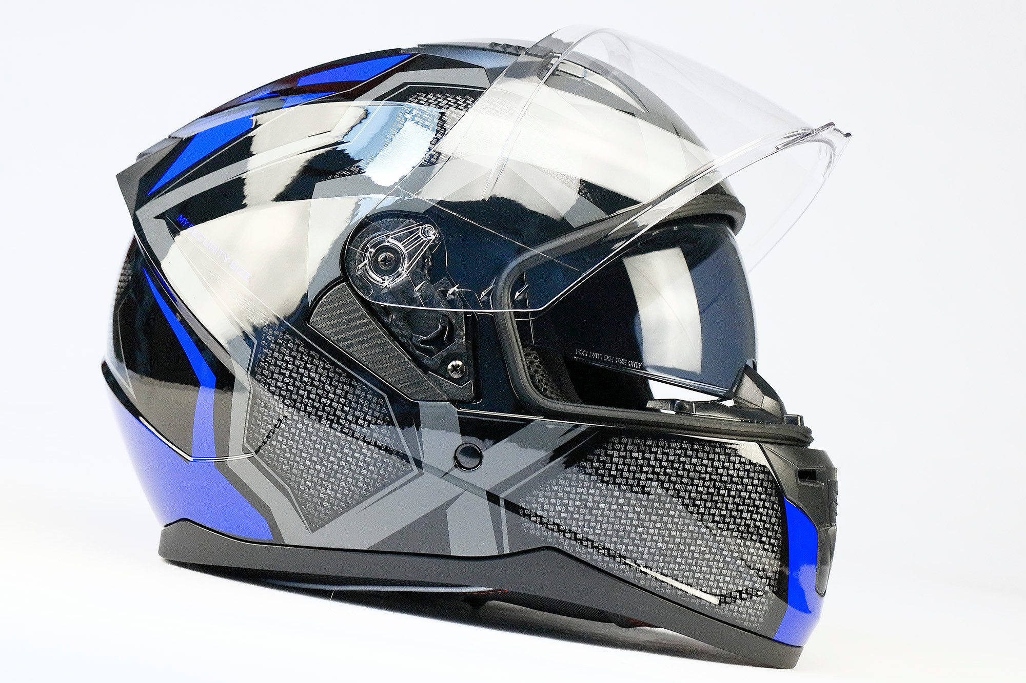 BNO Motorradhelm BNO X6 Integralhelm, mit integrierter Sonnenbrille, ECE R 22-06