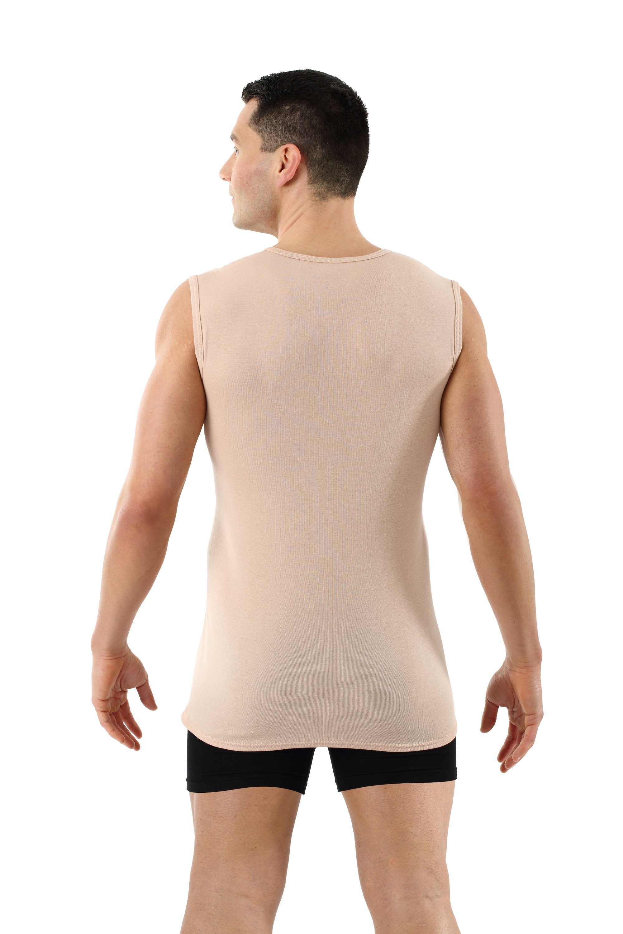 Albert Kreuz Achselhemd Bio V-Neck extra lang ohne Arm (kein Set, 1-St., kein Set)