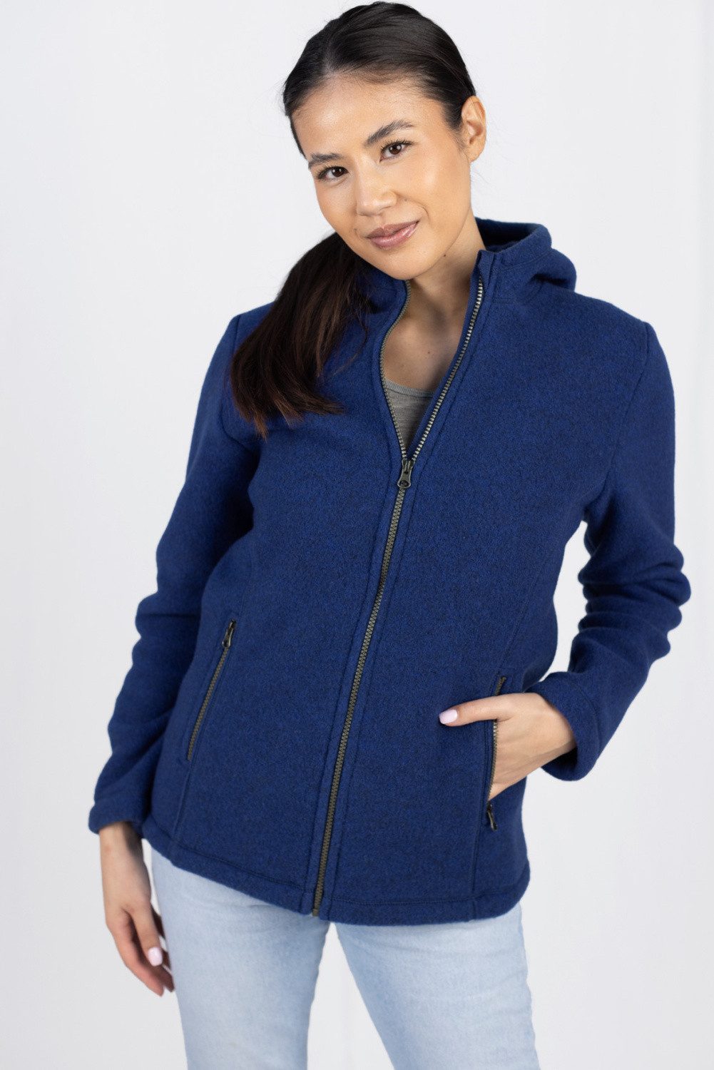 Engel Naturkleidung Kapuzenfleecejacke