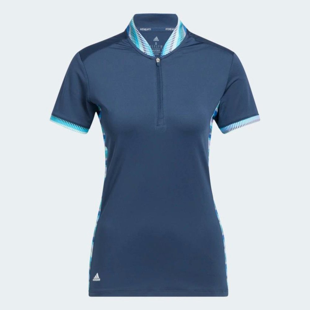 adidas Sportswear Poloshirt Adidas Golf Polo Ultimate365 Printed Crew Navy Damen